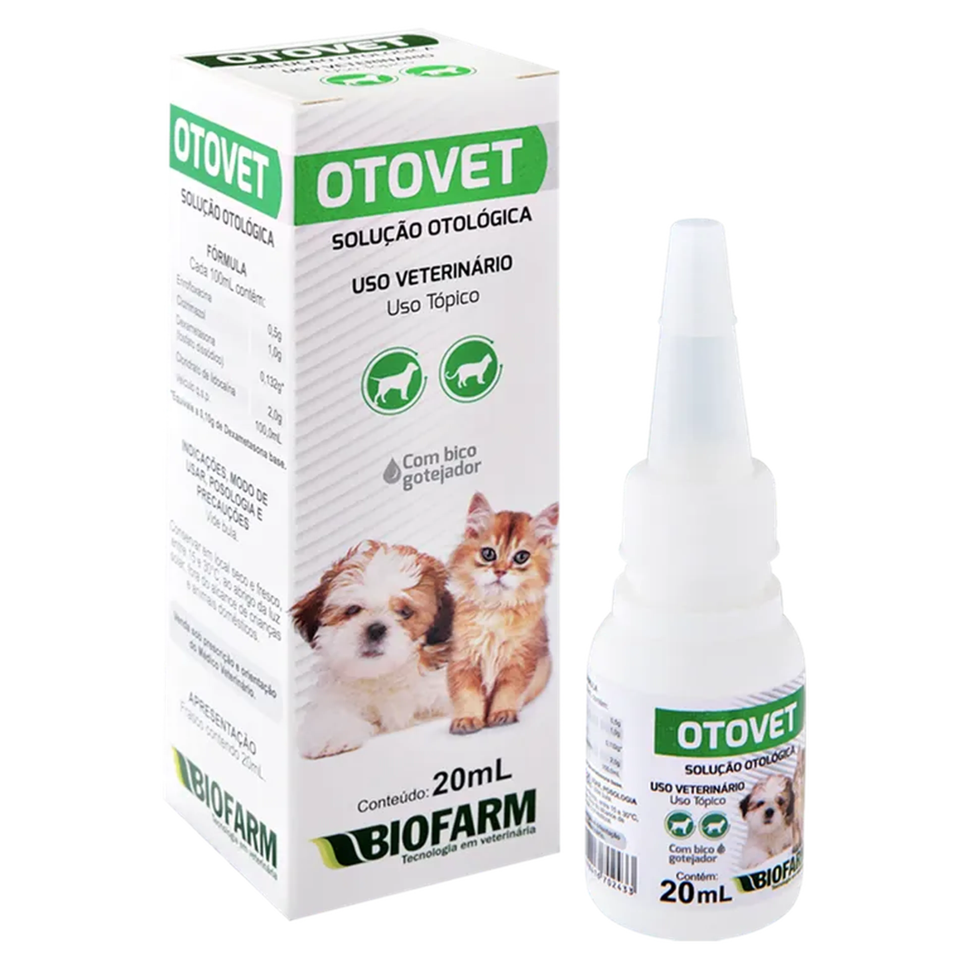 Otovet Solução Otológica 20ml Caes e Gatos 20ml imagem