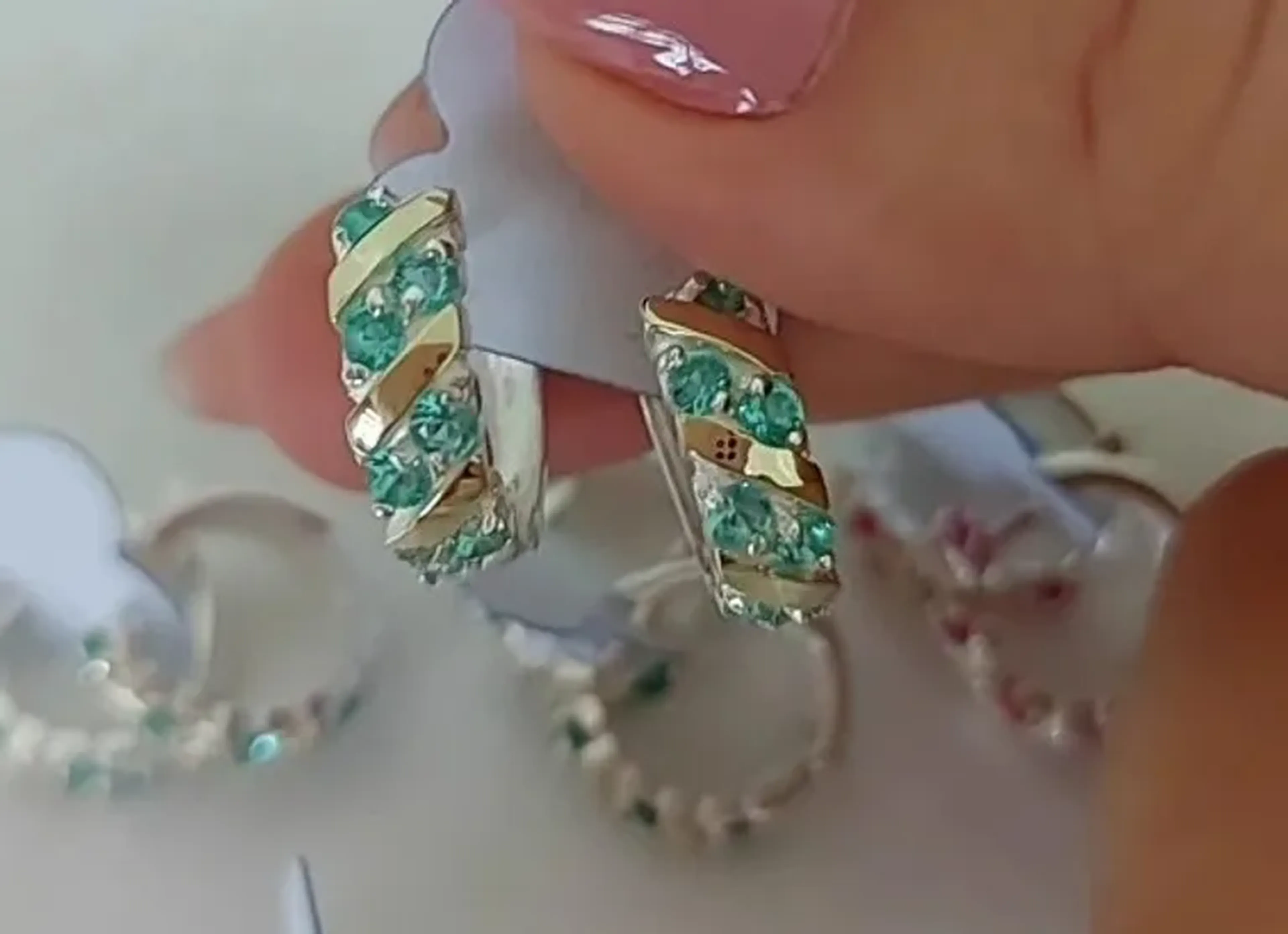 Argola Prata 925 com Filete de Ouro 14k imagem