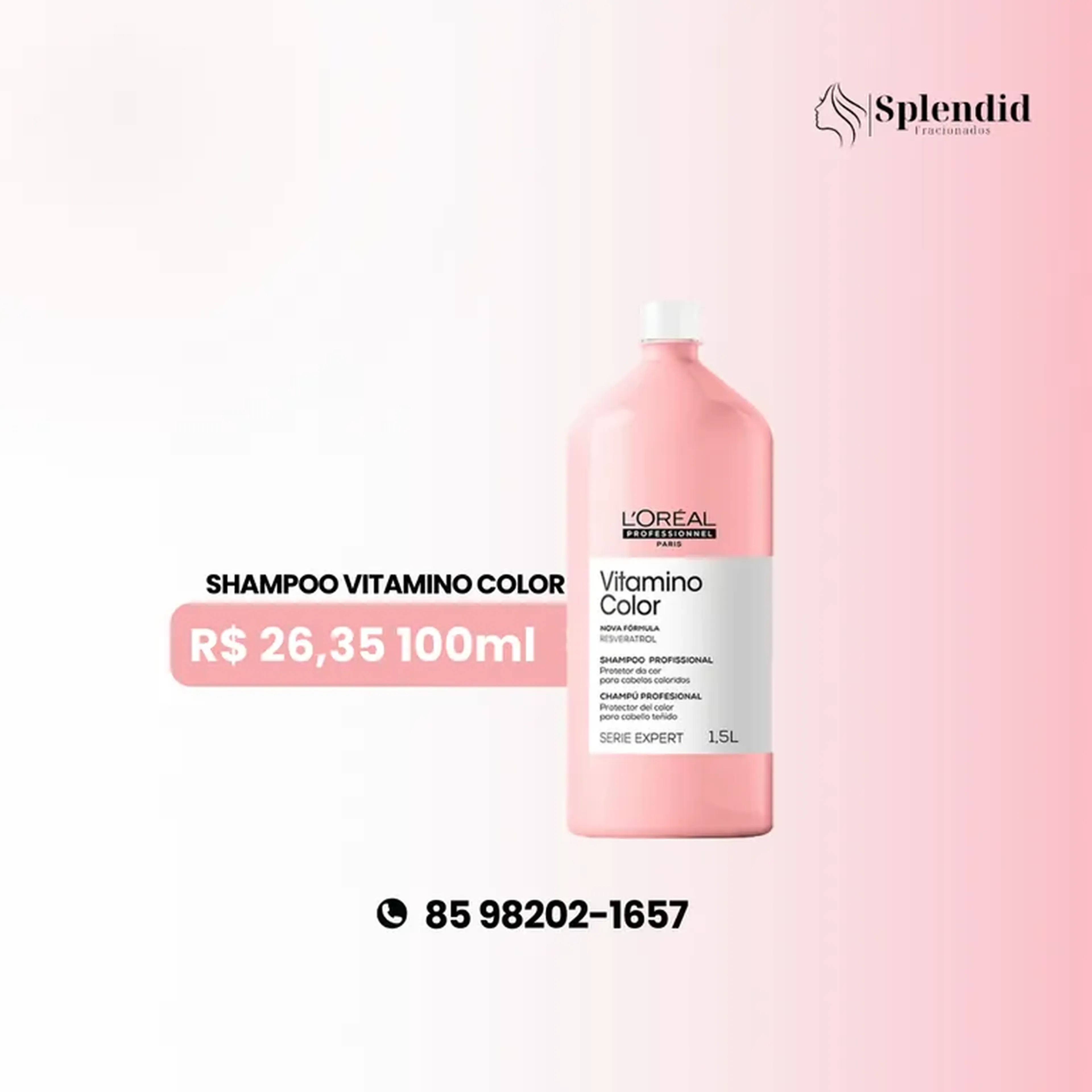 L’Oréal Vitamino Color Shampoo fracionados imagem