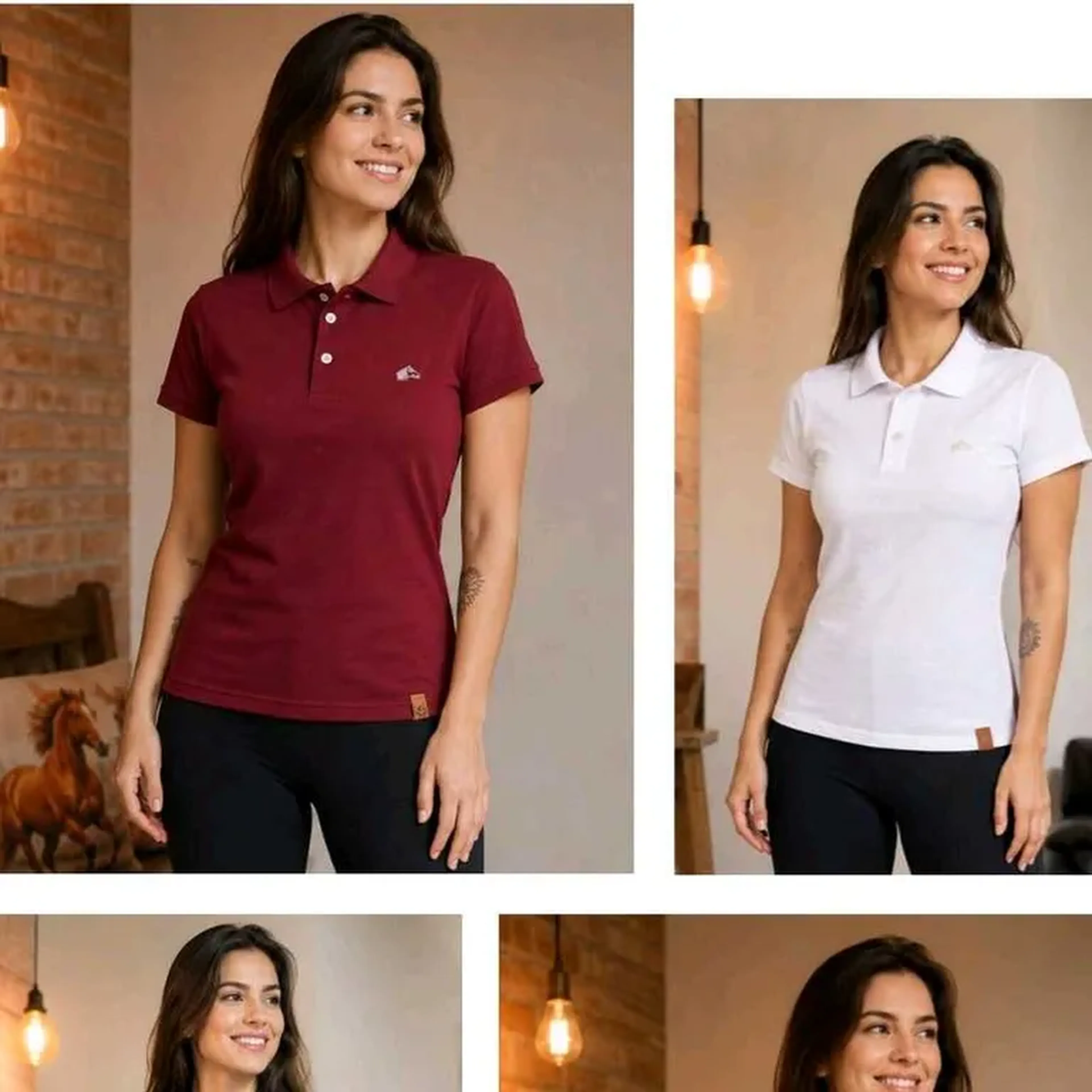 Polo feminina adulta imagem