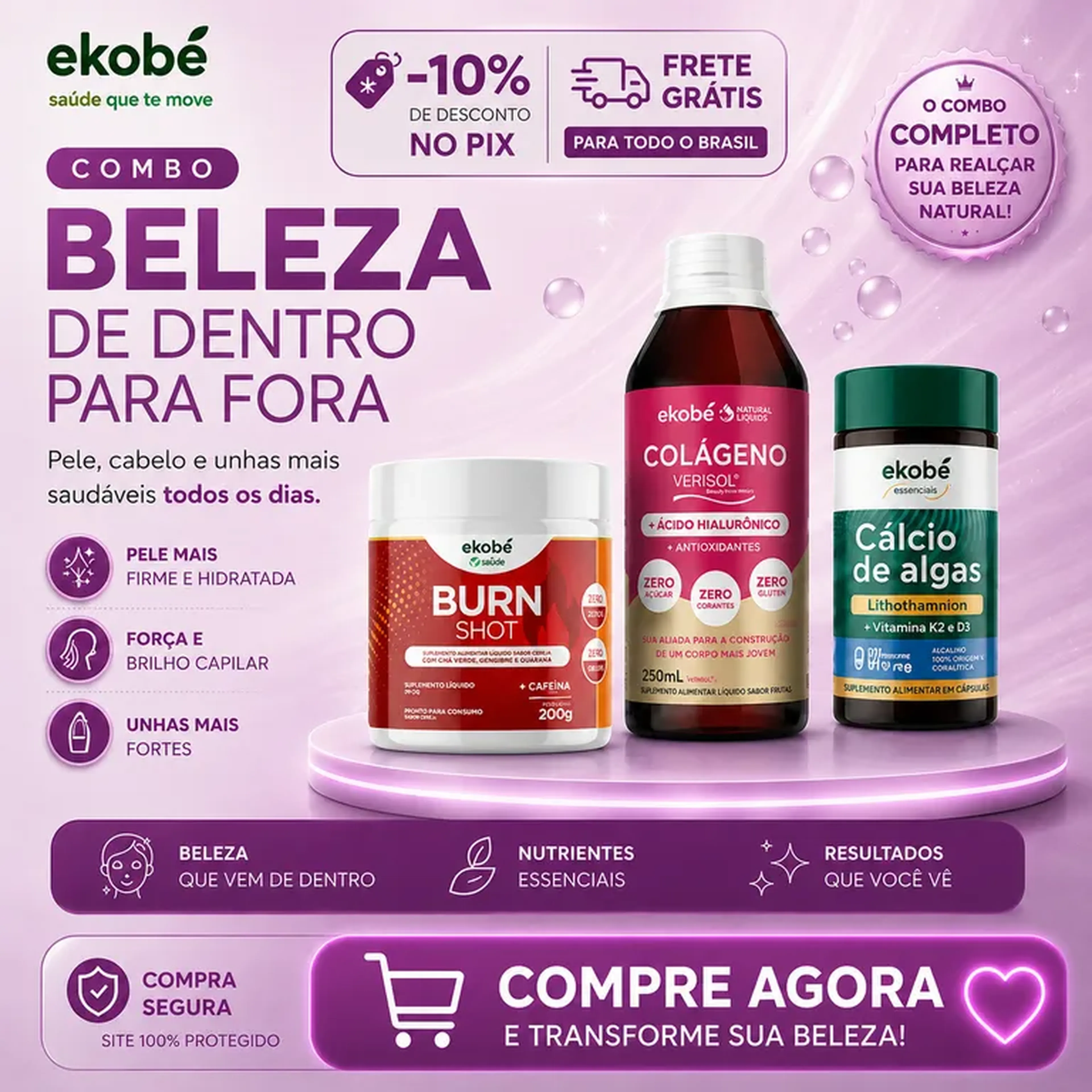 Combo 3 - Beleza de Dentro para Fora imagem
