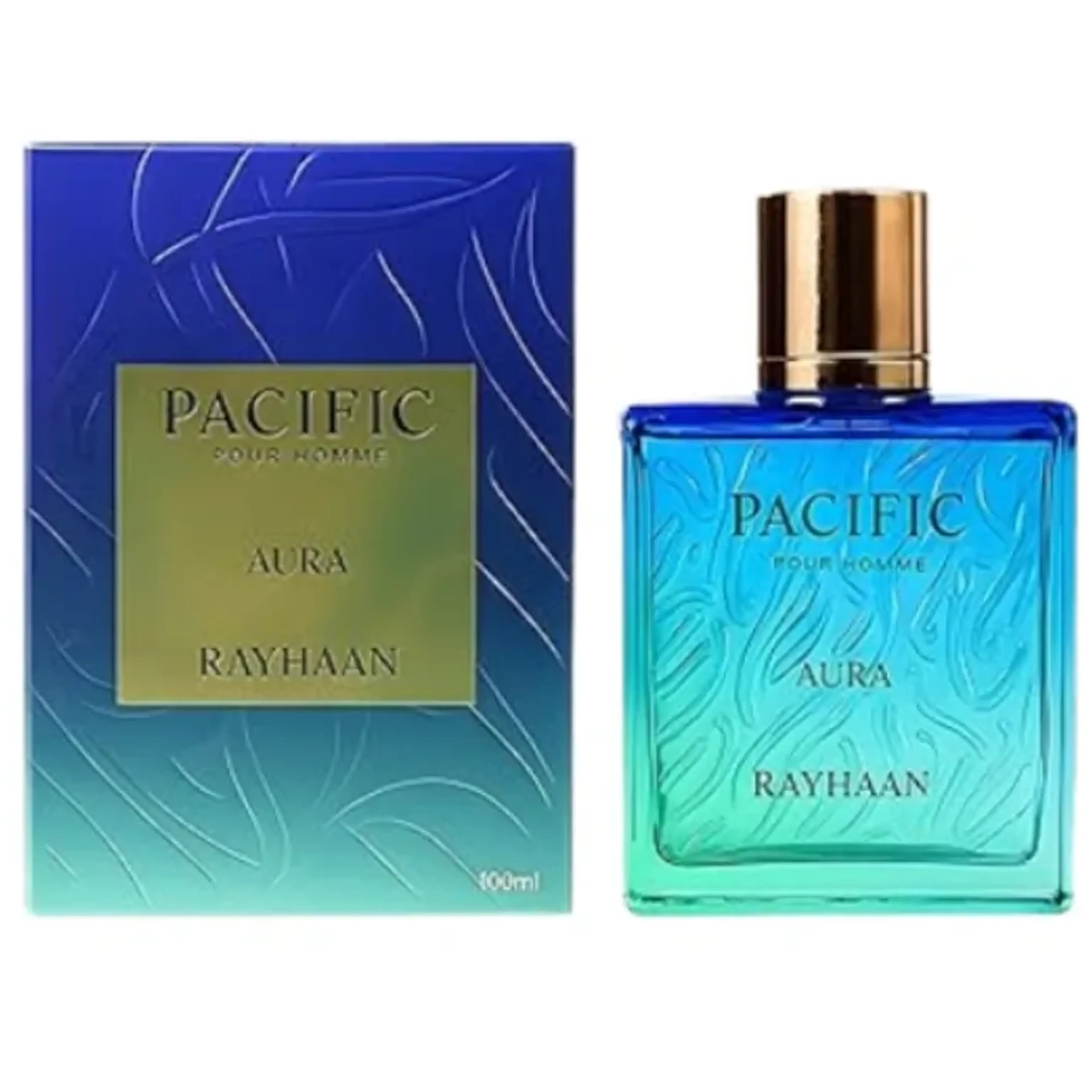 Perfume Rayhaan Pacific Aura Pour Homme EDP Masculino 100ml imagem