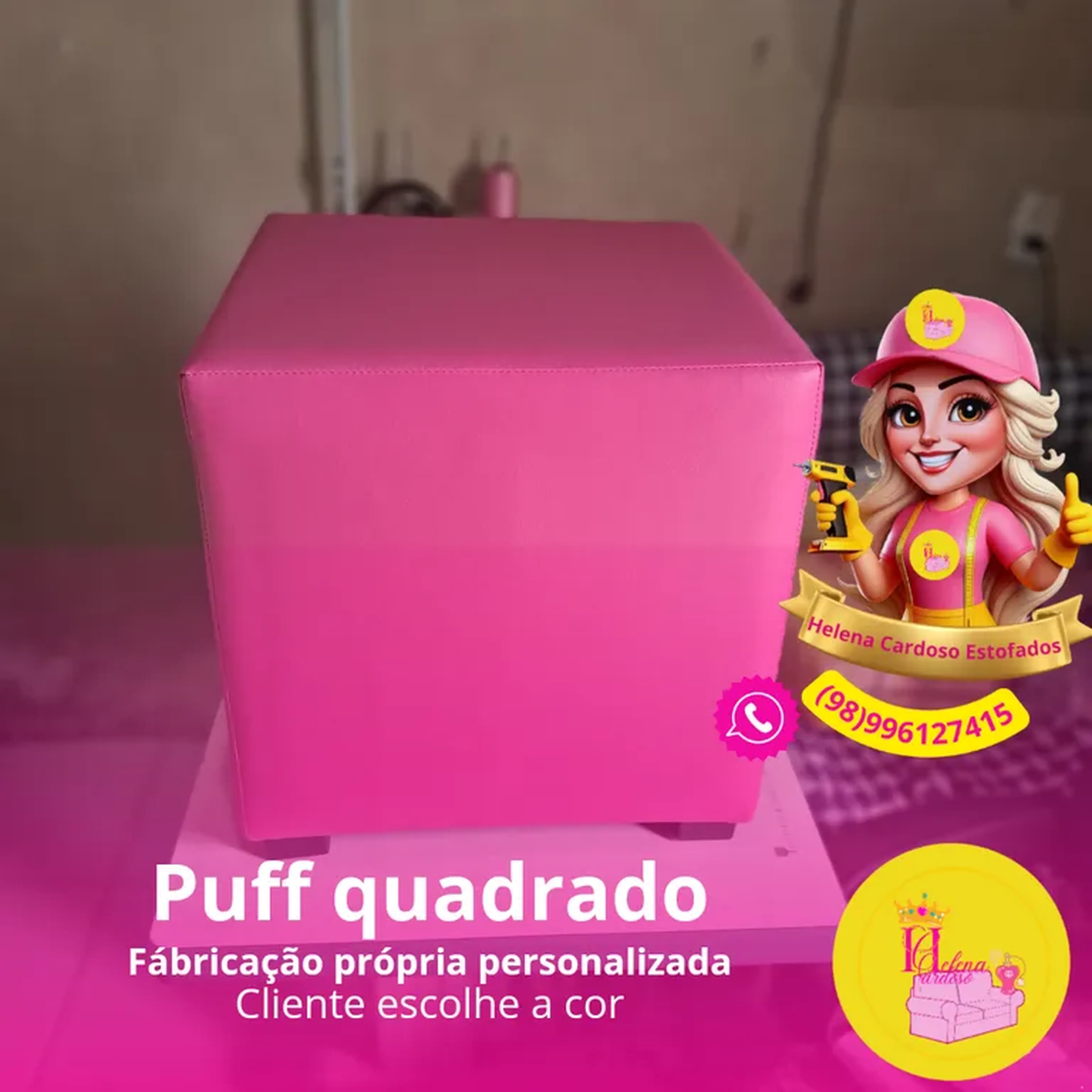 Puff quadrado imagem
