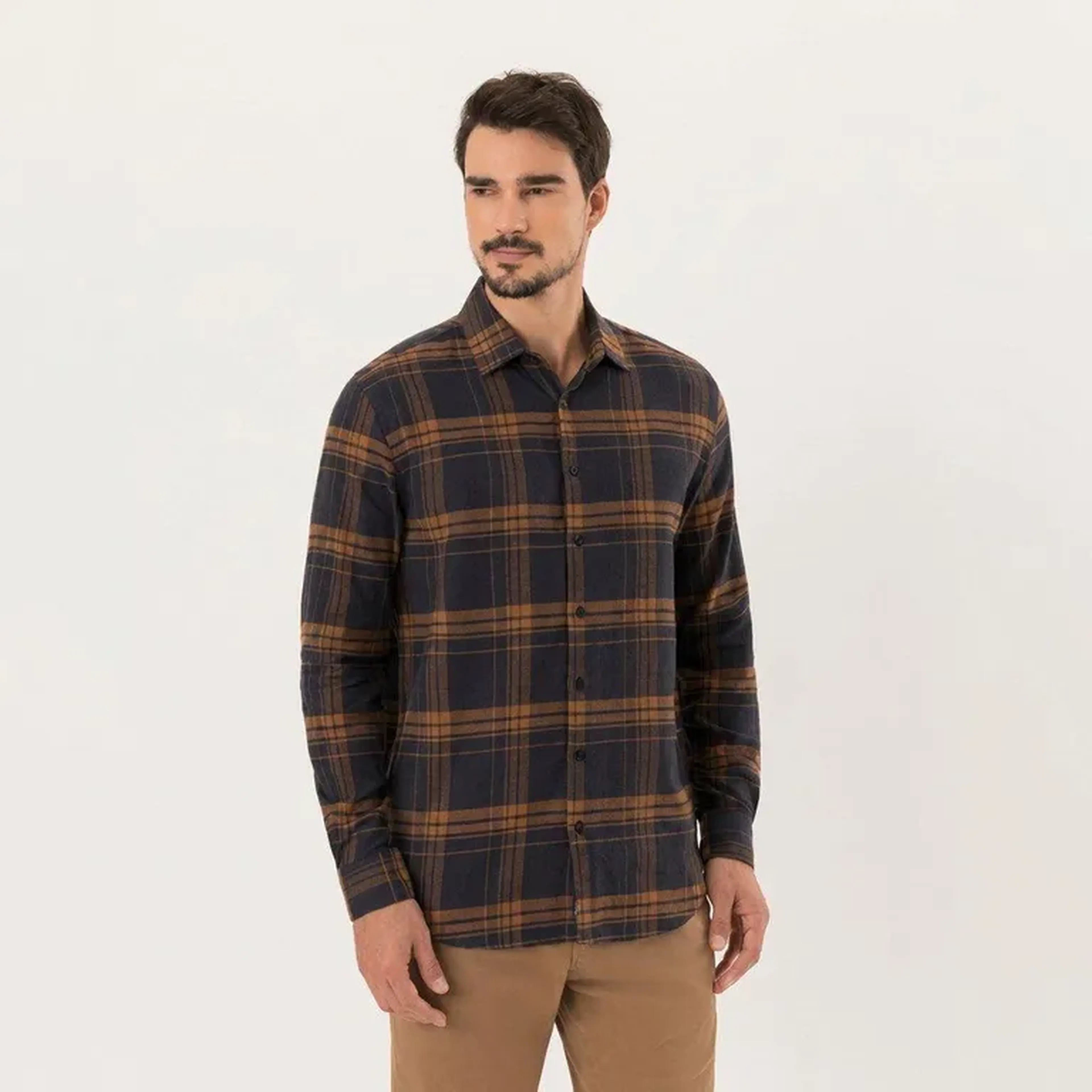 Camisa de Flanela Xadrez Hangar 33 imagem