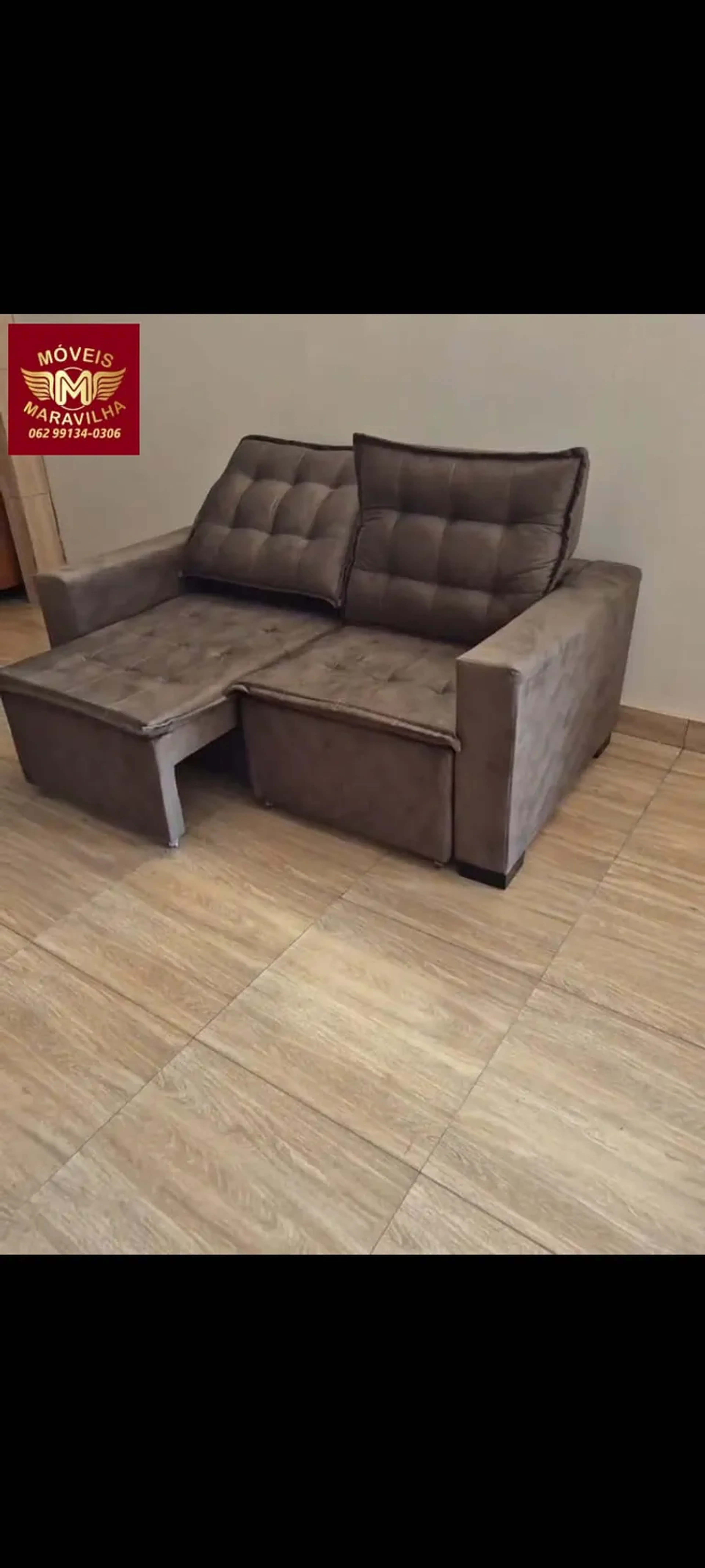 Sofa retratil reclinavel texas imagem