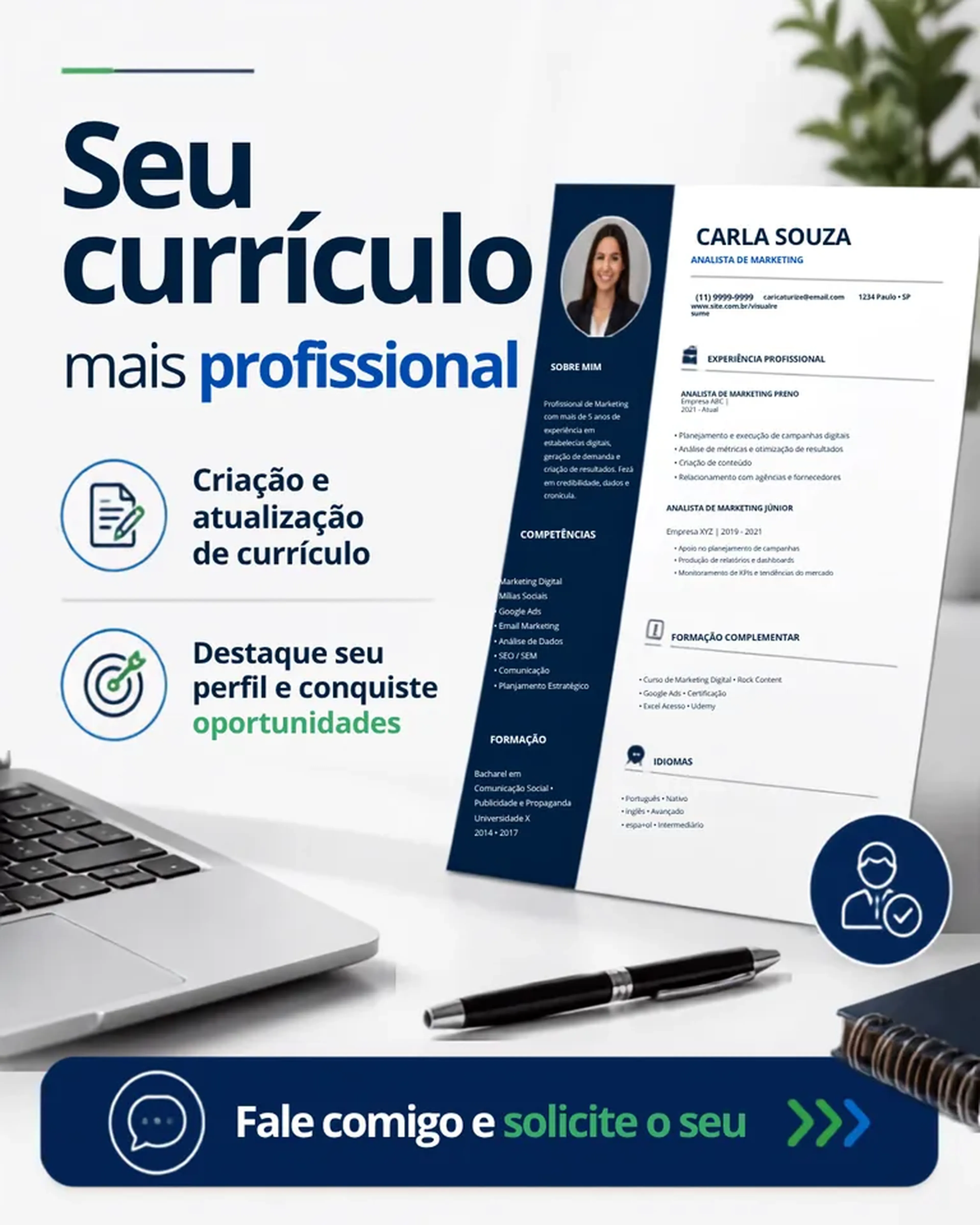 Currículo imagem