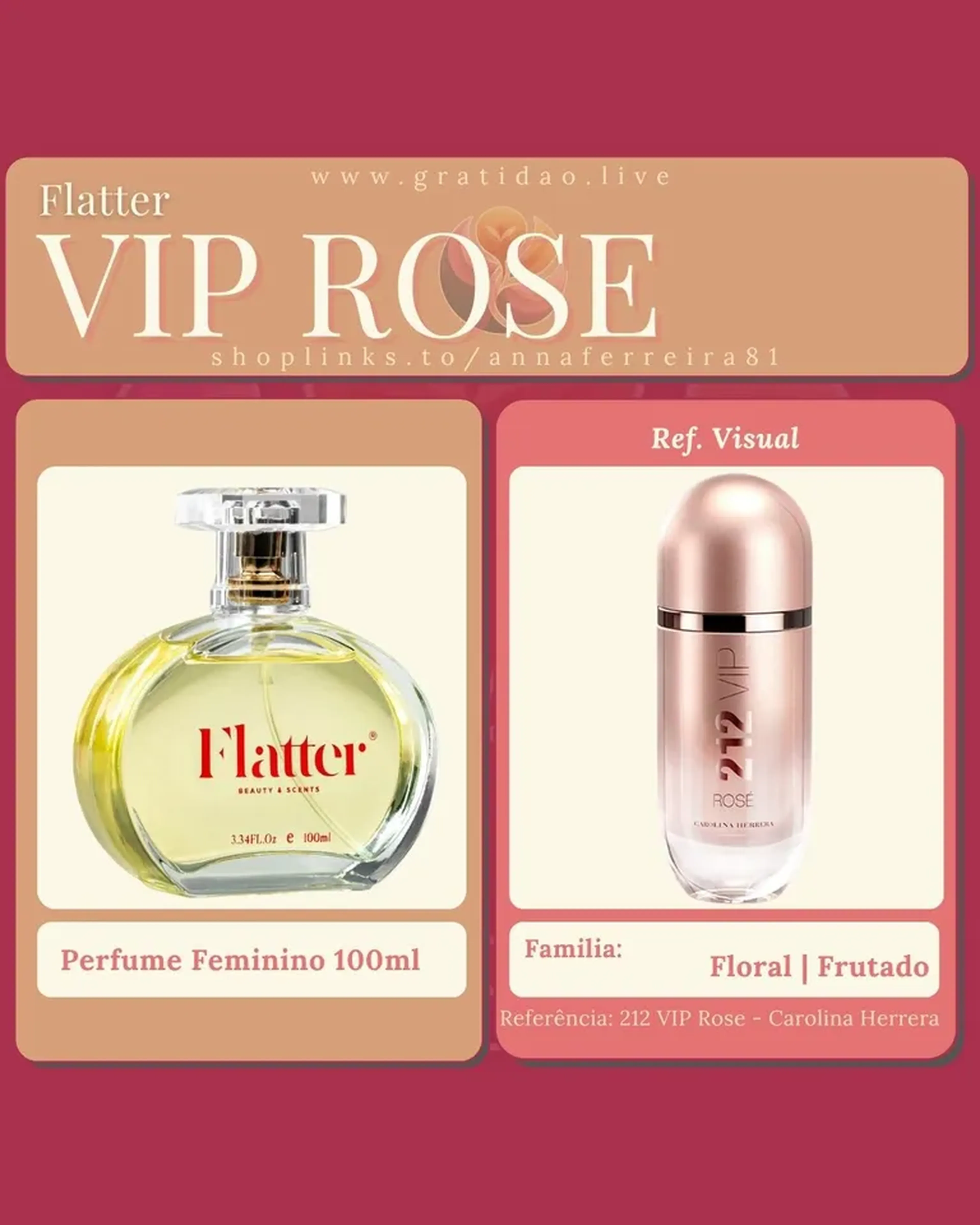 Vip Rose - Perfume Feminino imagem