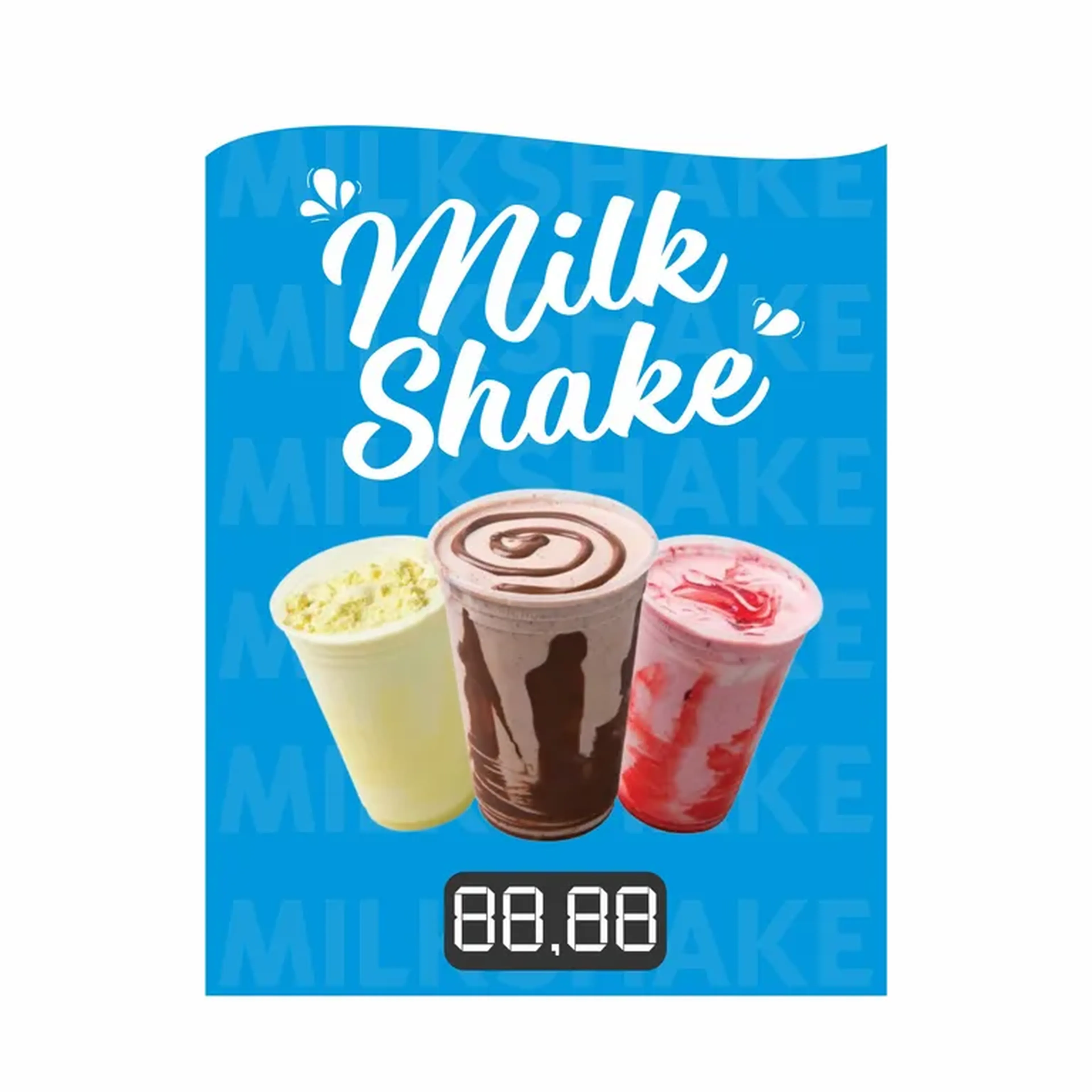 BANNER MILK SHAKE 60X80 imagem