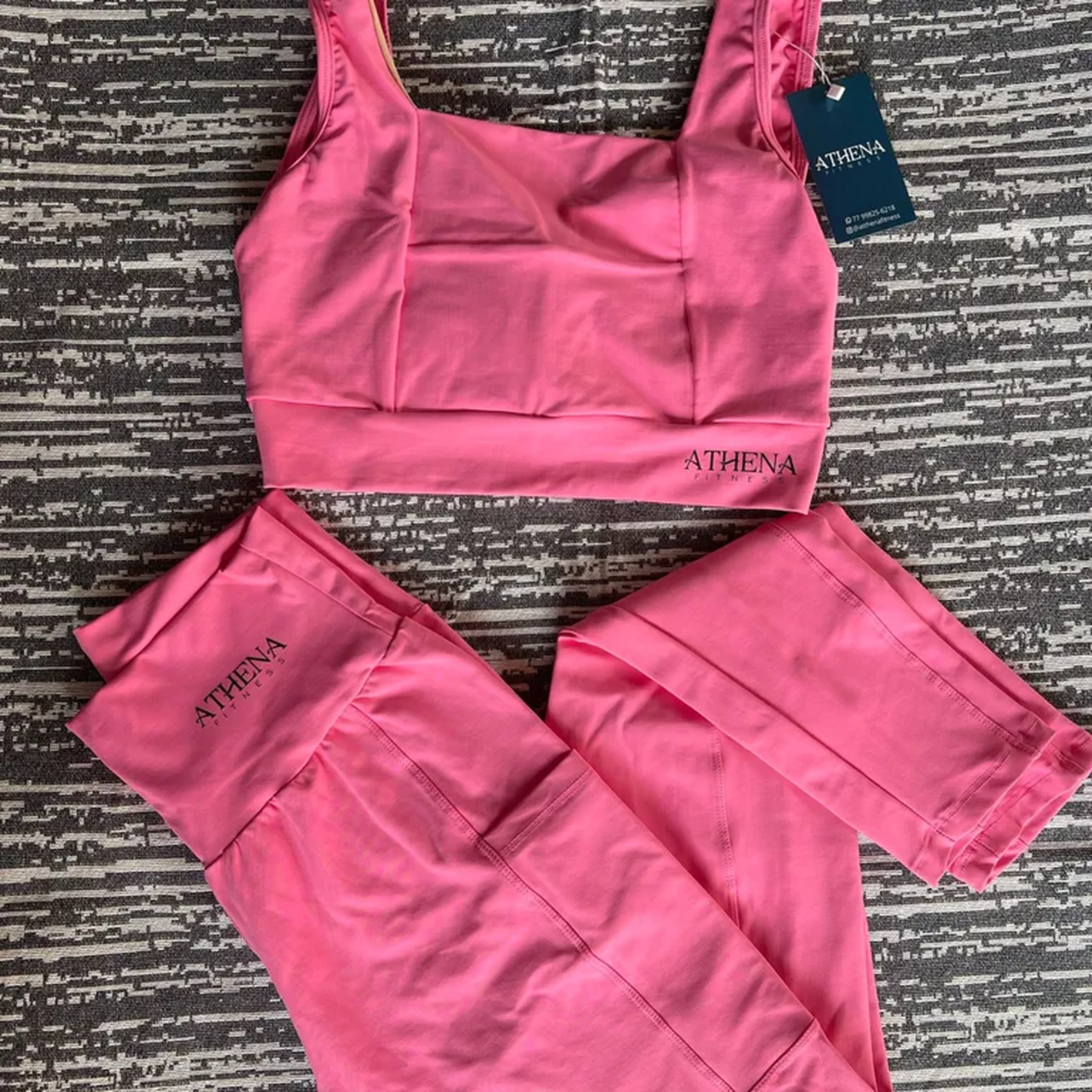 conjunto de legg poliamida com bolso imagem