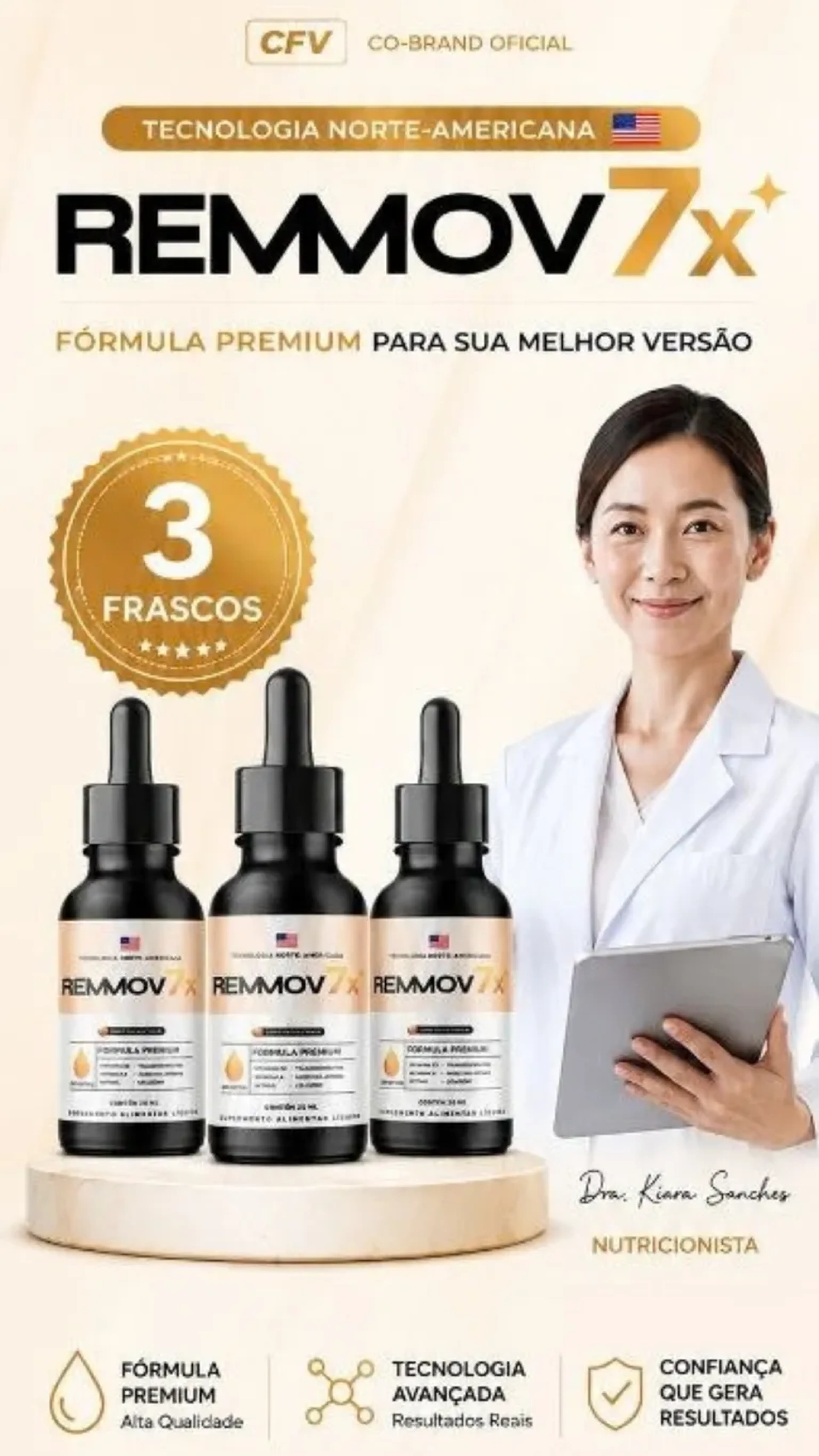 Kit 3 unidades Remmov imagem