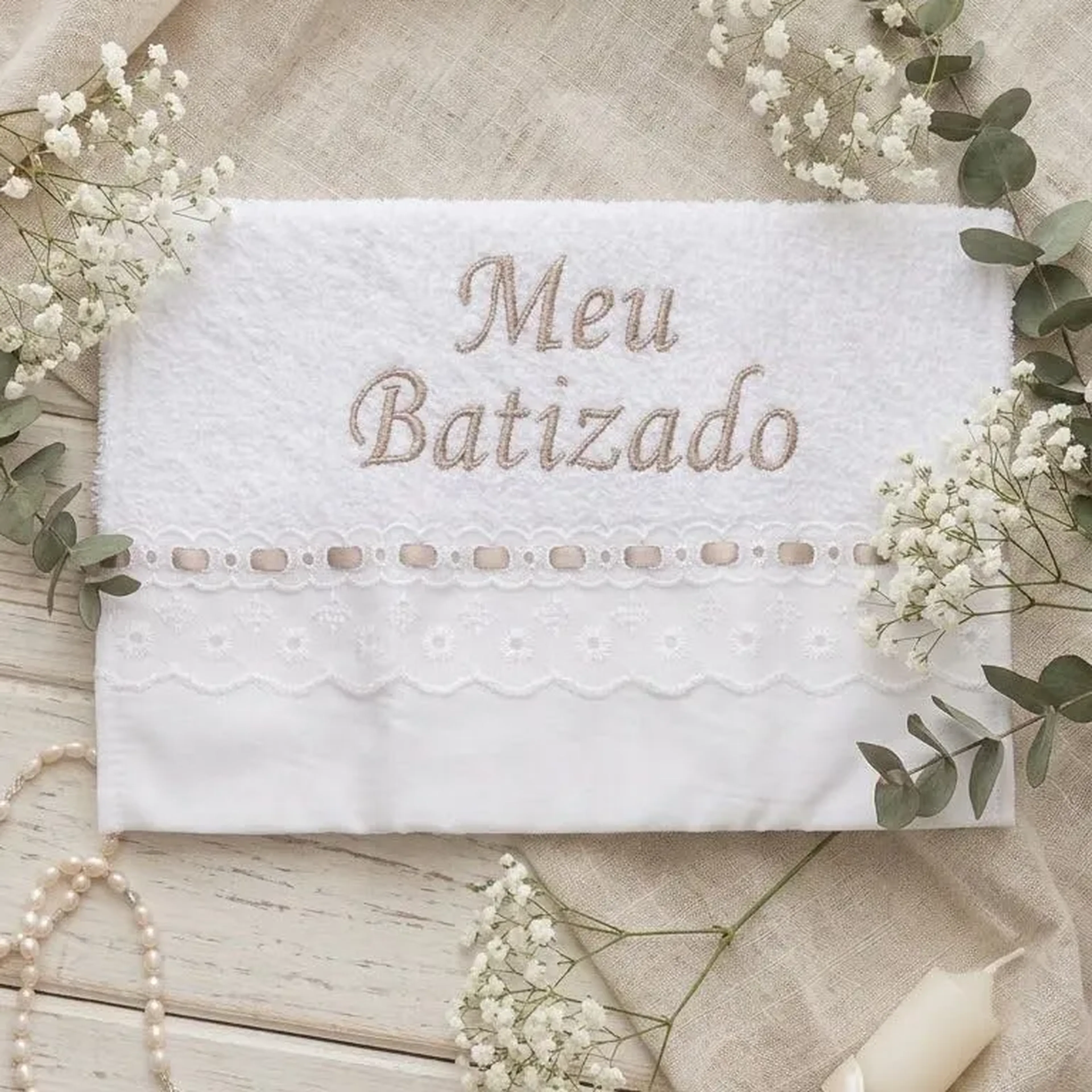 Toalha de Batizado unissex imagem