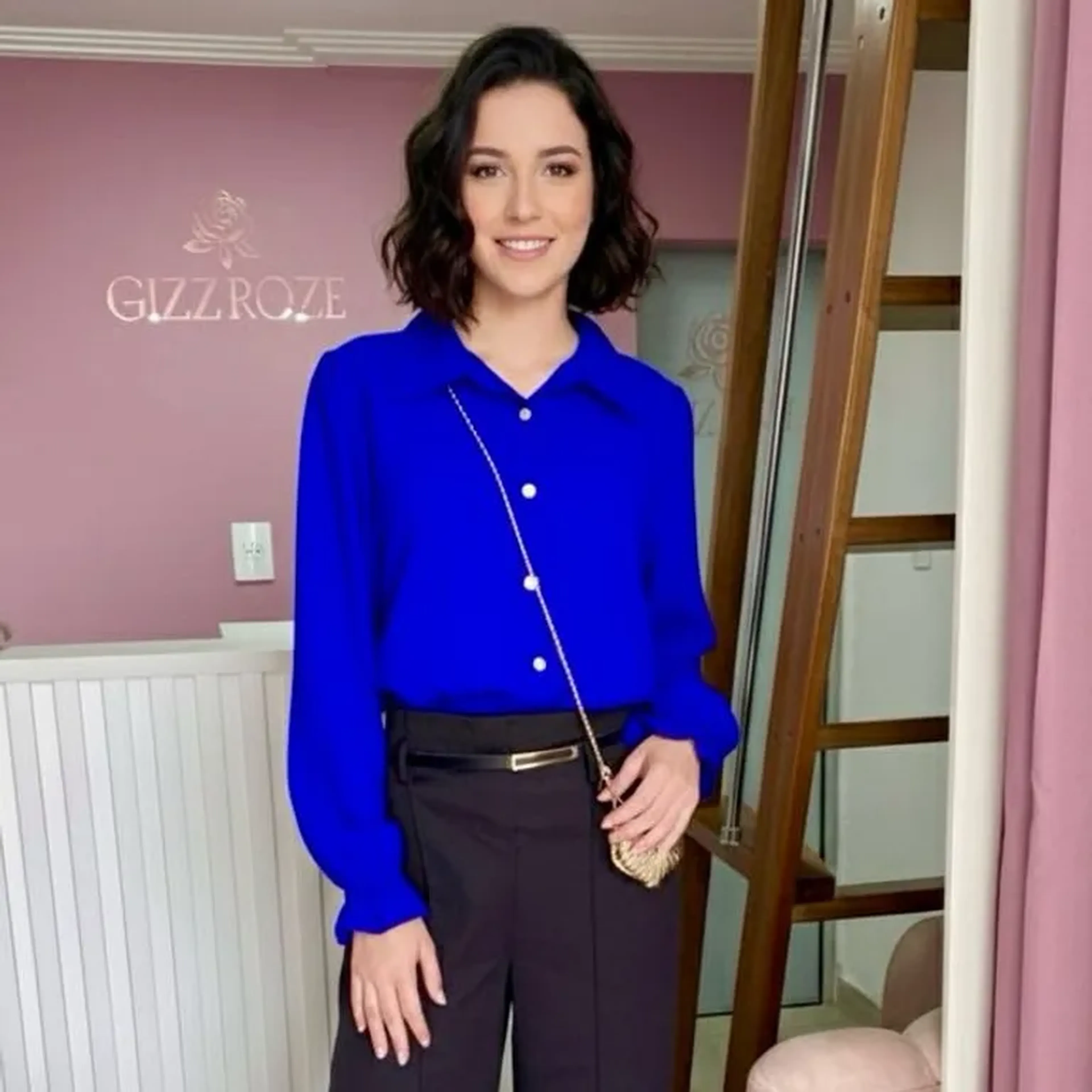 Camisa Azul imagem