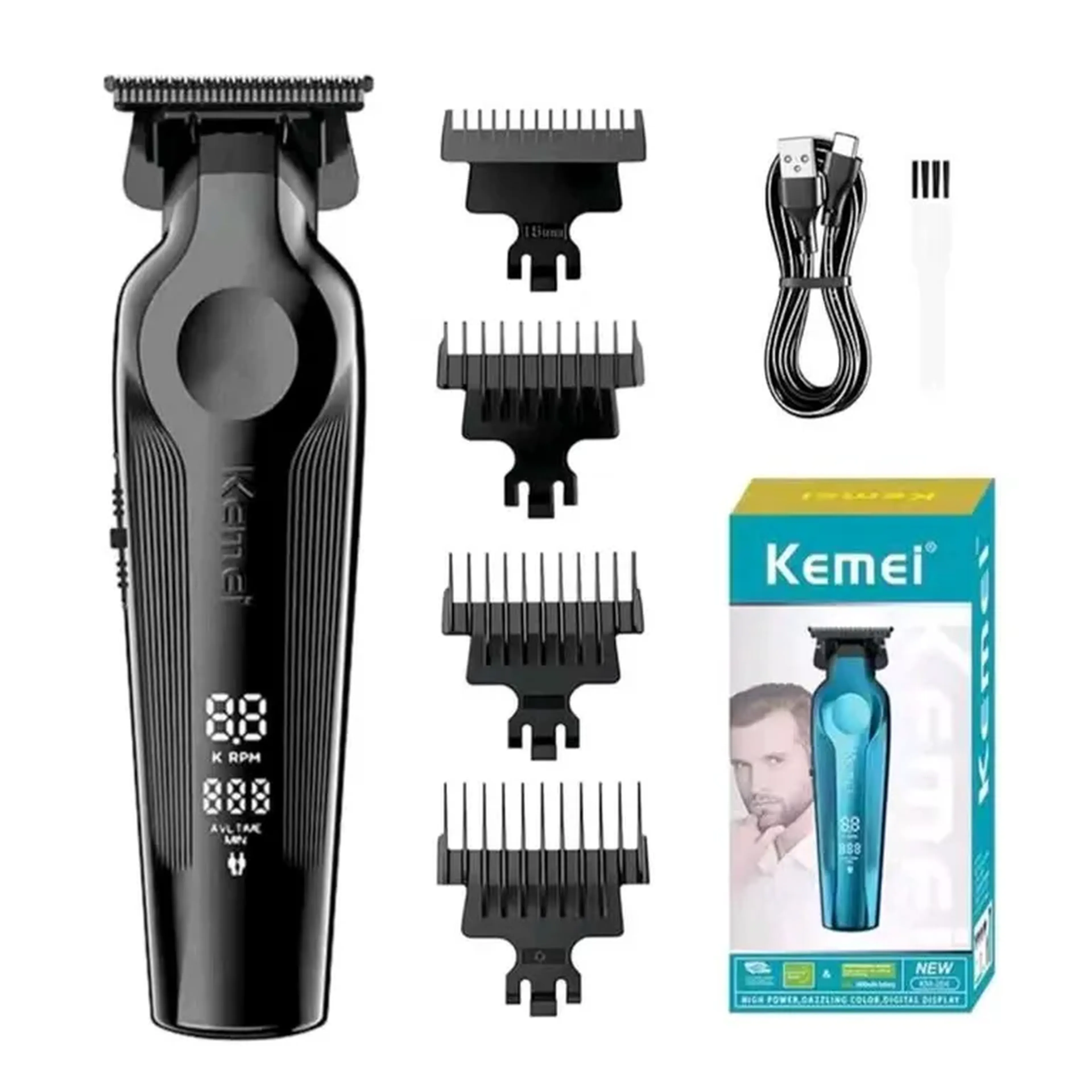 máquina de Acabamento Profissional Kemei km-264 imagem
