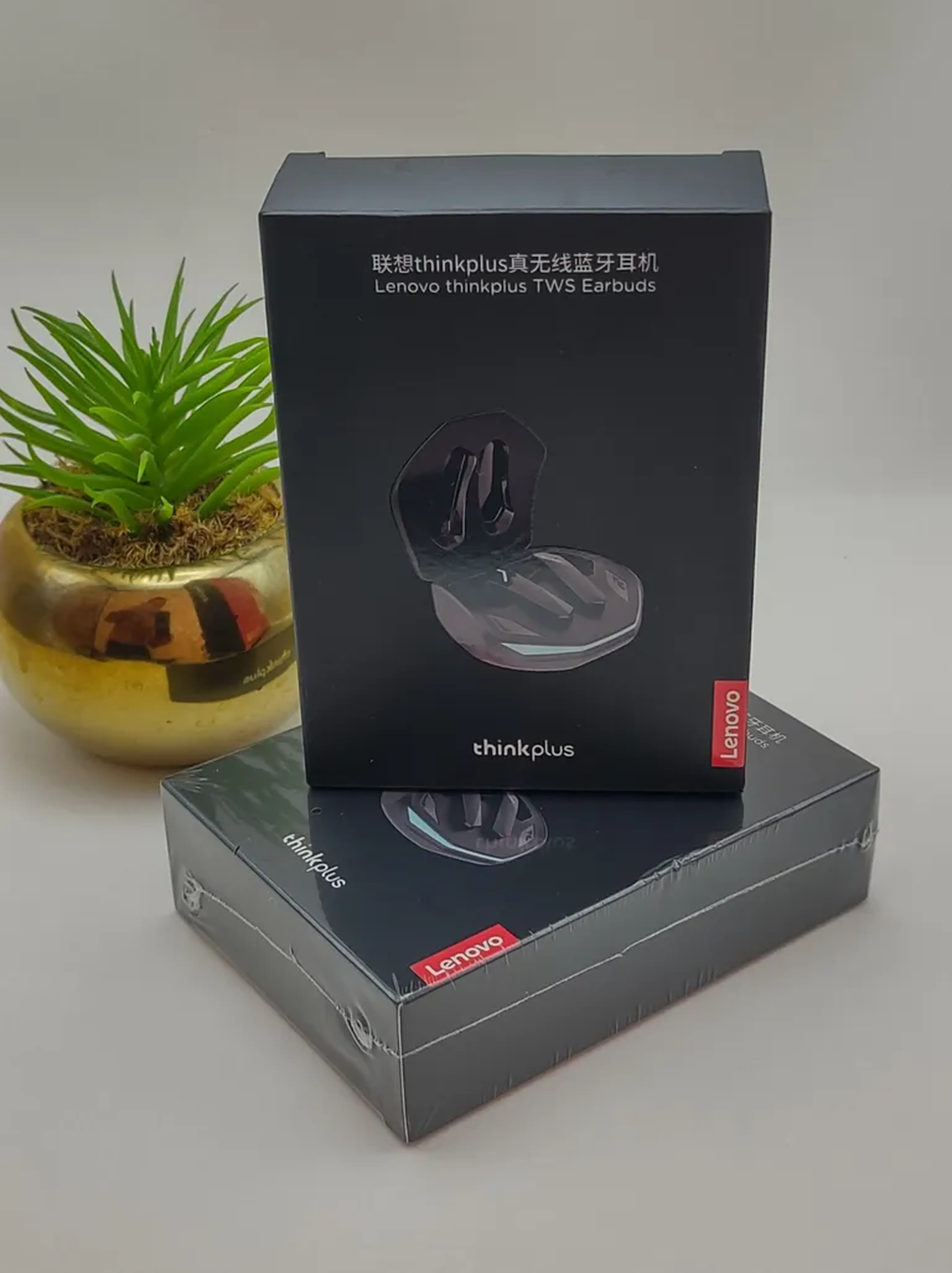 Fone sem fio Lenovo GM2 Pro Trinkplus bluetooth preto imagem