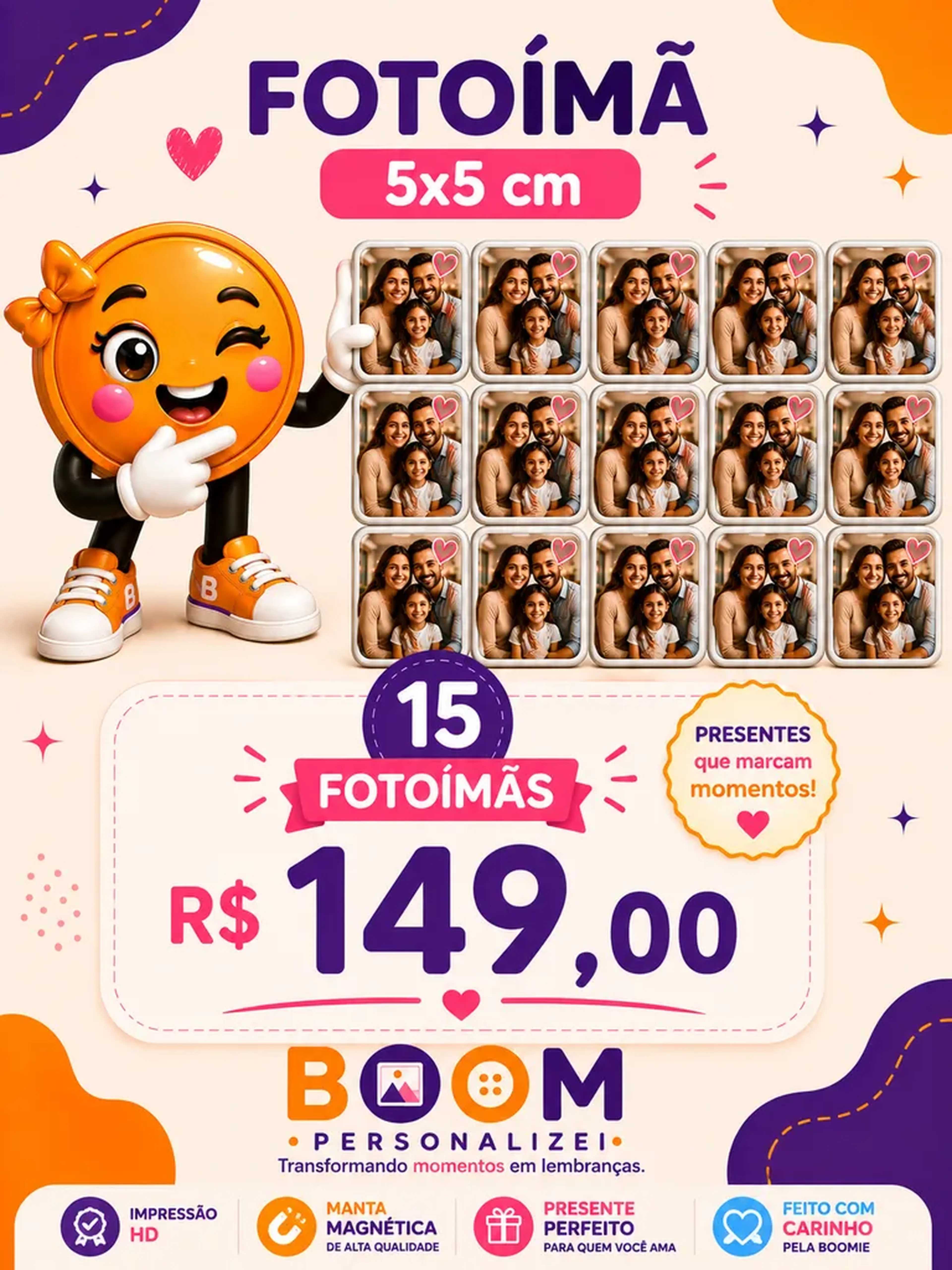 Fotoimã 20unidades (MELHOR CUSTO BENEFICIO) imagem