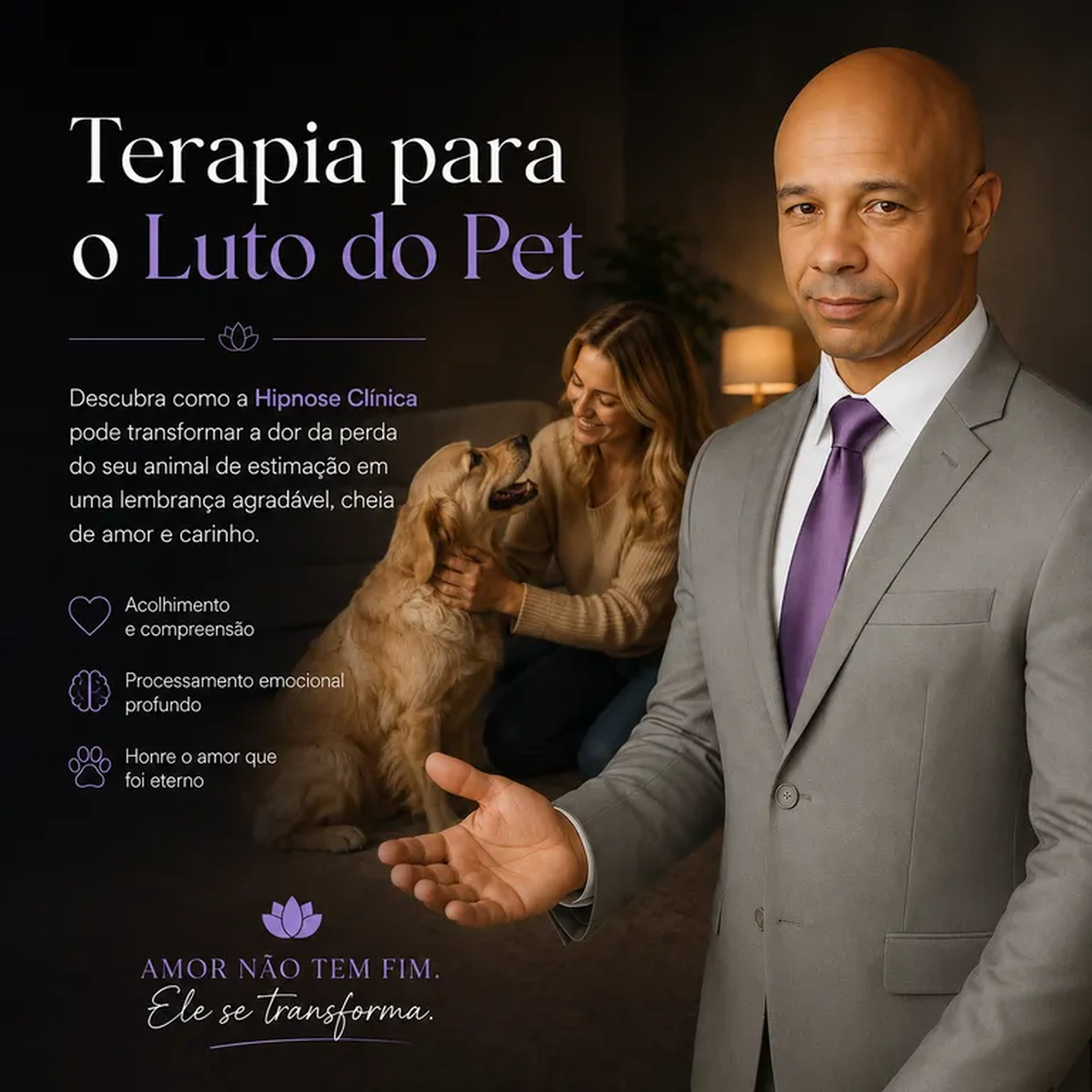 Sessão de Acolhimento do Luto do Pet imagem