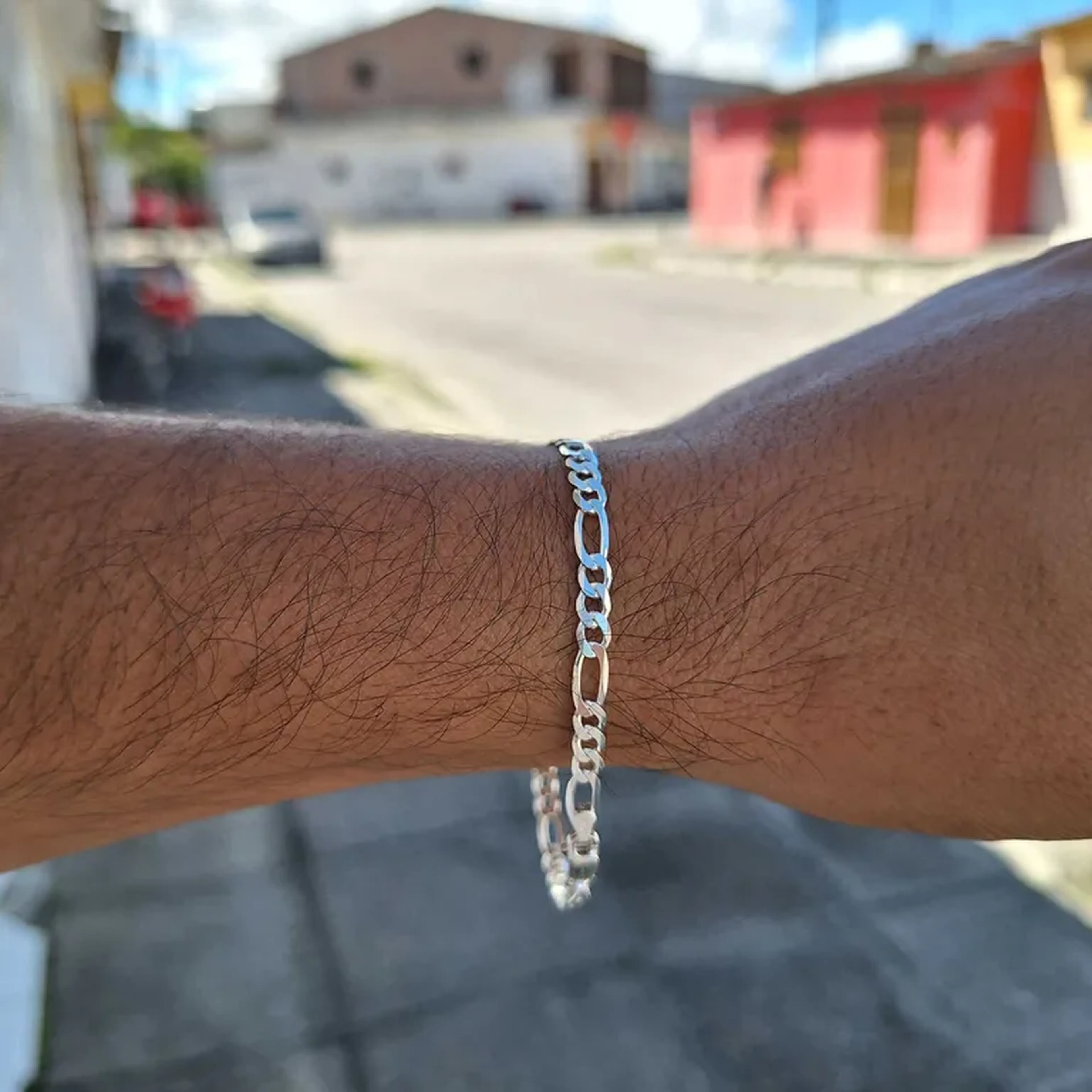 pulseira 3 pra 1 de 4mm 21cm imagem