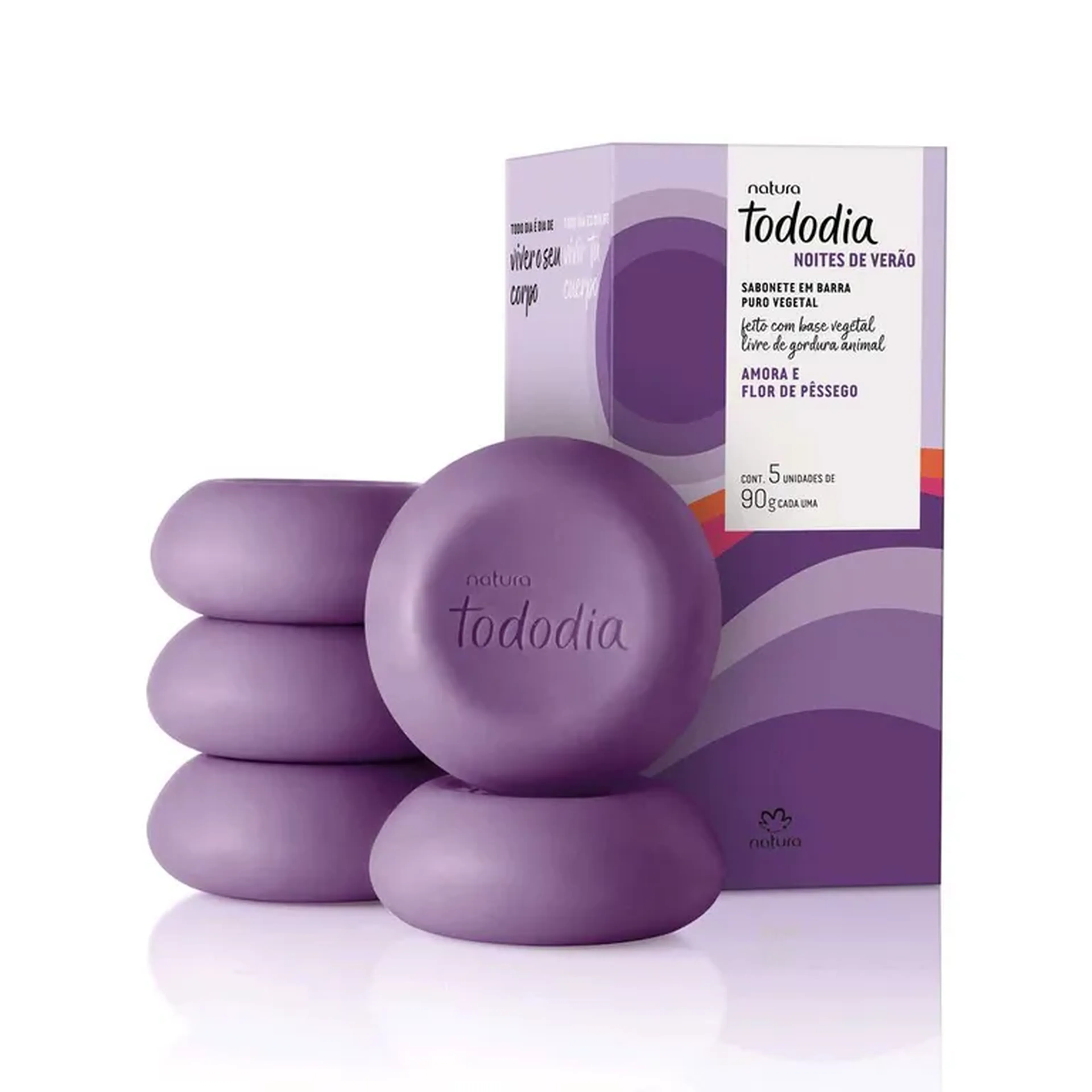 Sabonete Amora e Flor de Pêssego 5 x 90g imagem