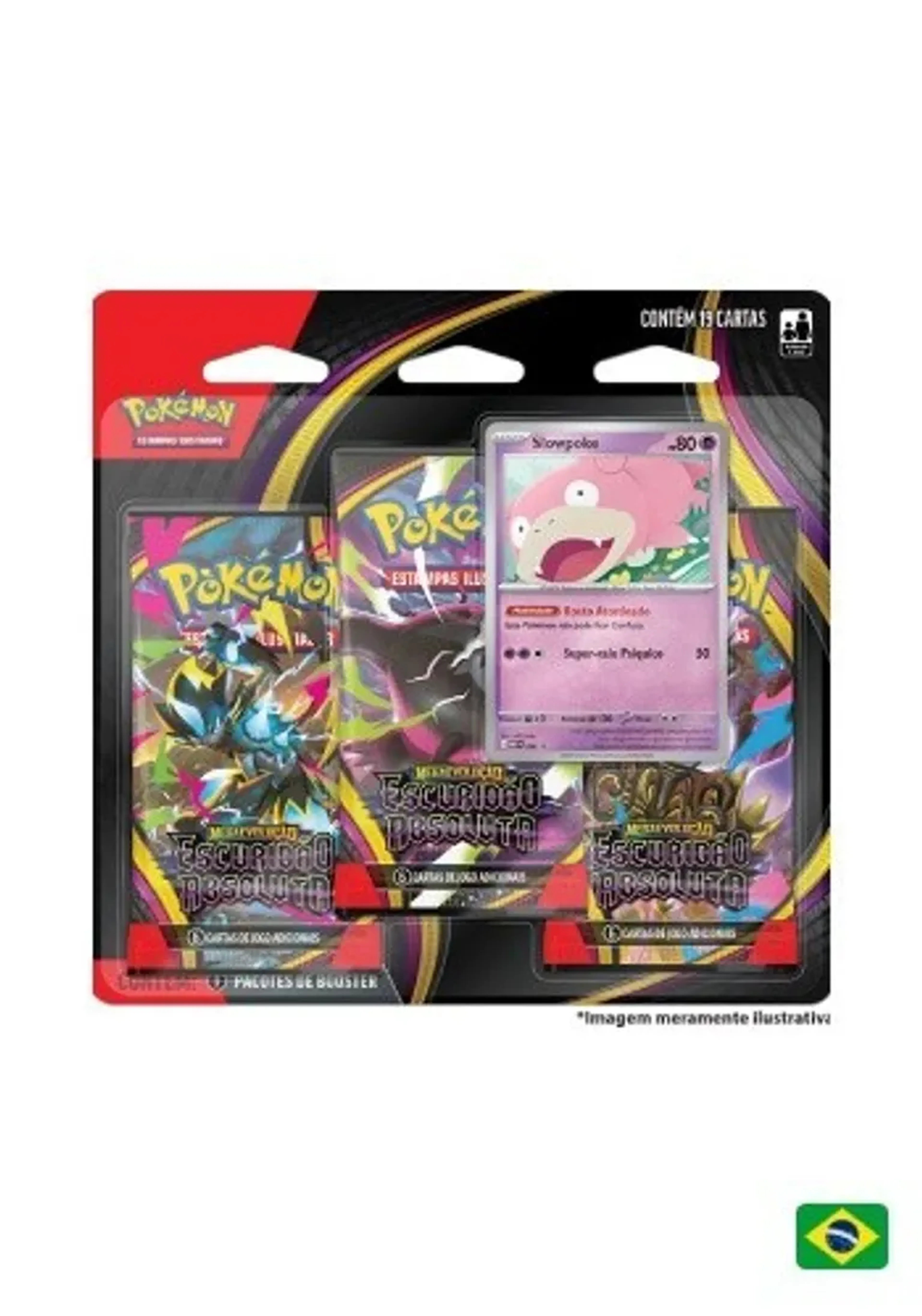 Blister Triplo Pokémon ME05 Escuridão Absoluta imagem