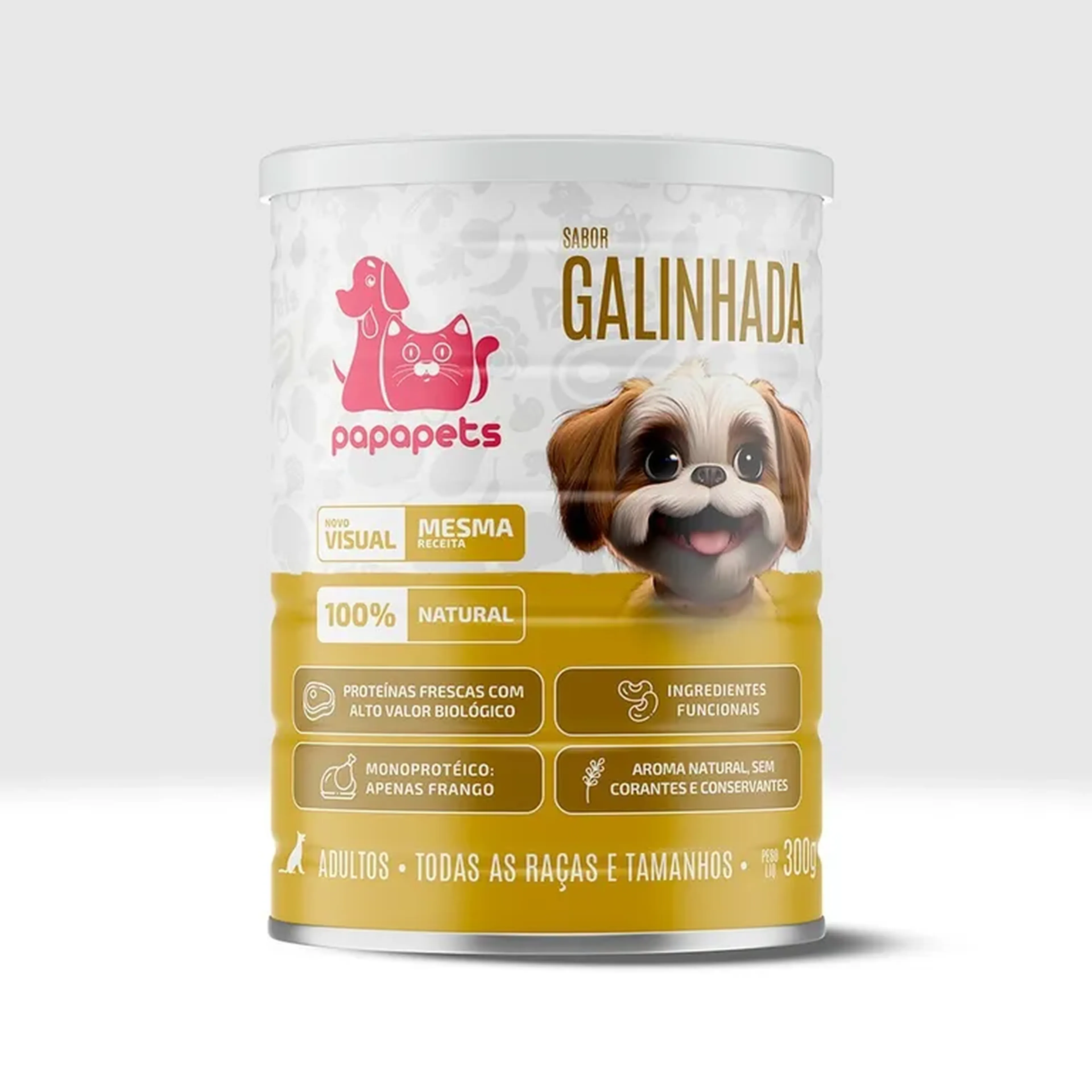 GALINHADA 300G - ALIMENTO UMIDO 100% NATURAL PARA CÃES imagem