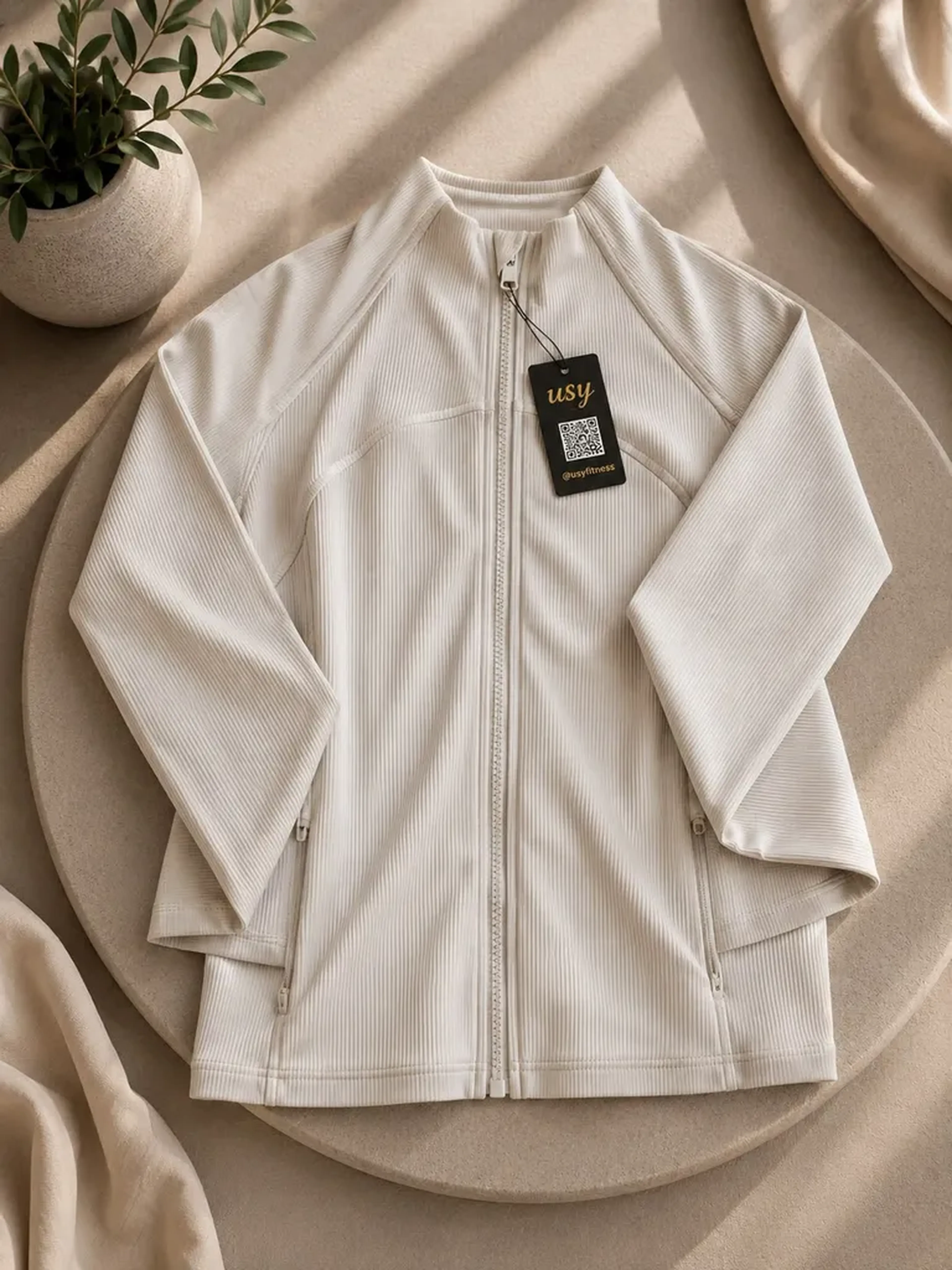 Jaqueta Canelada Summit - Off White imagem