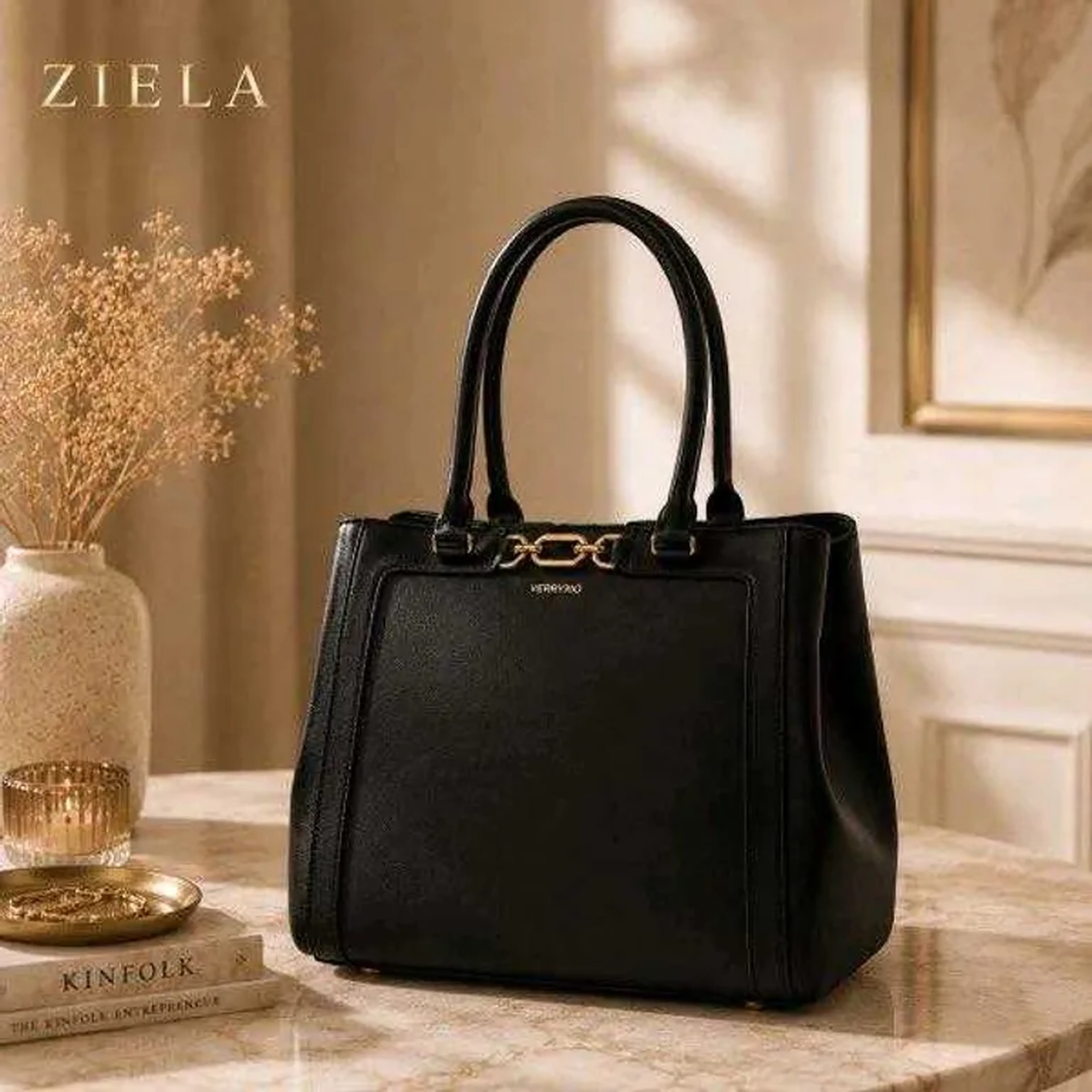 Bolsa Estrutura Preto imagem