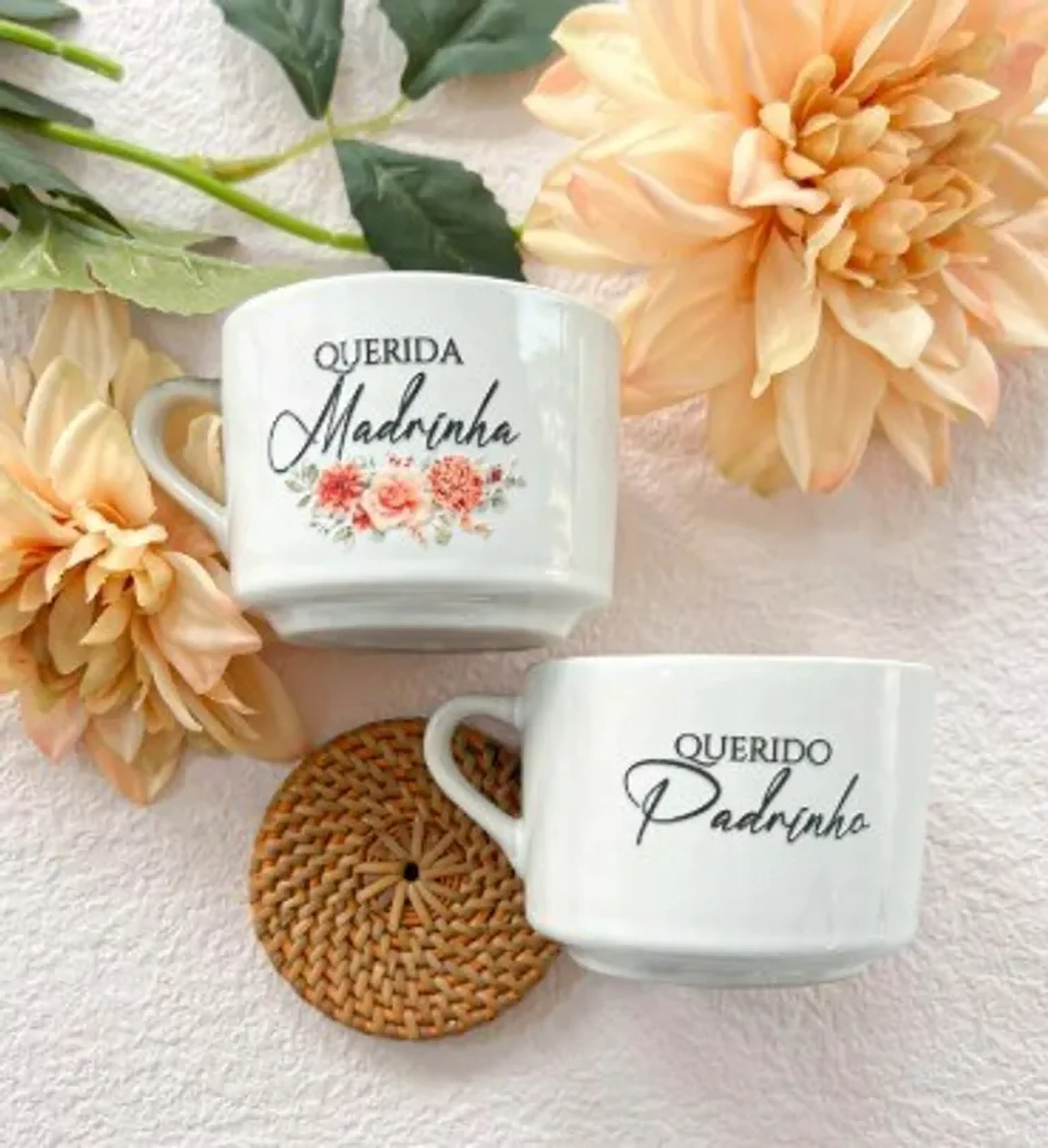kit Xícara Porcelana Personalizada imagem