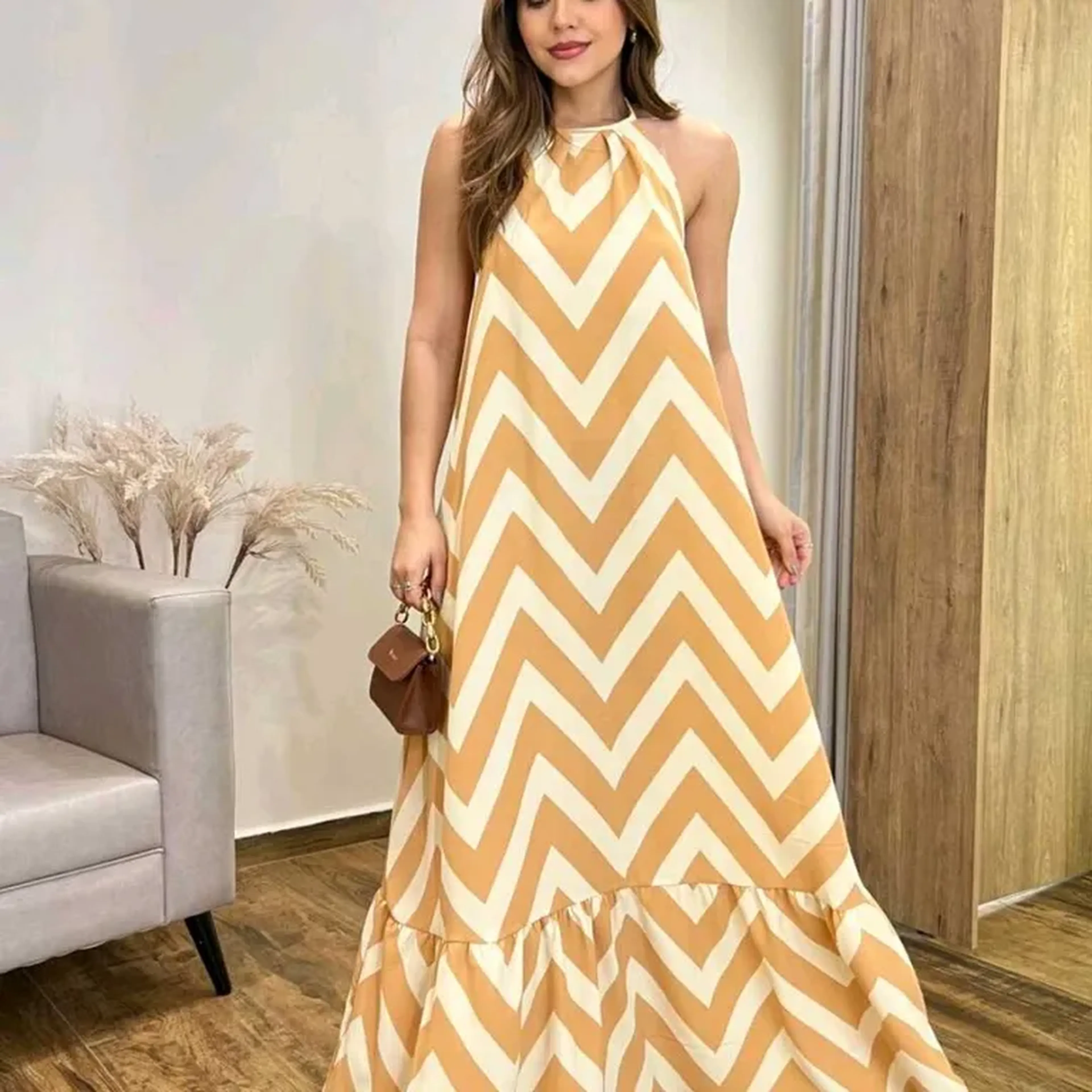 Vestido ZigZag - Longo imagem