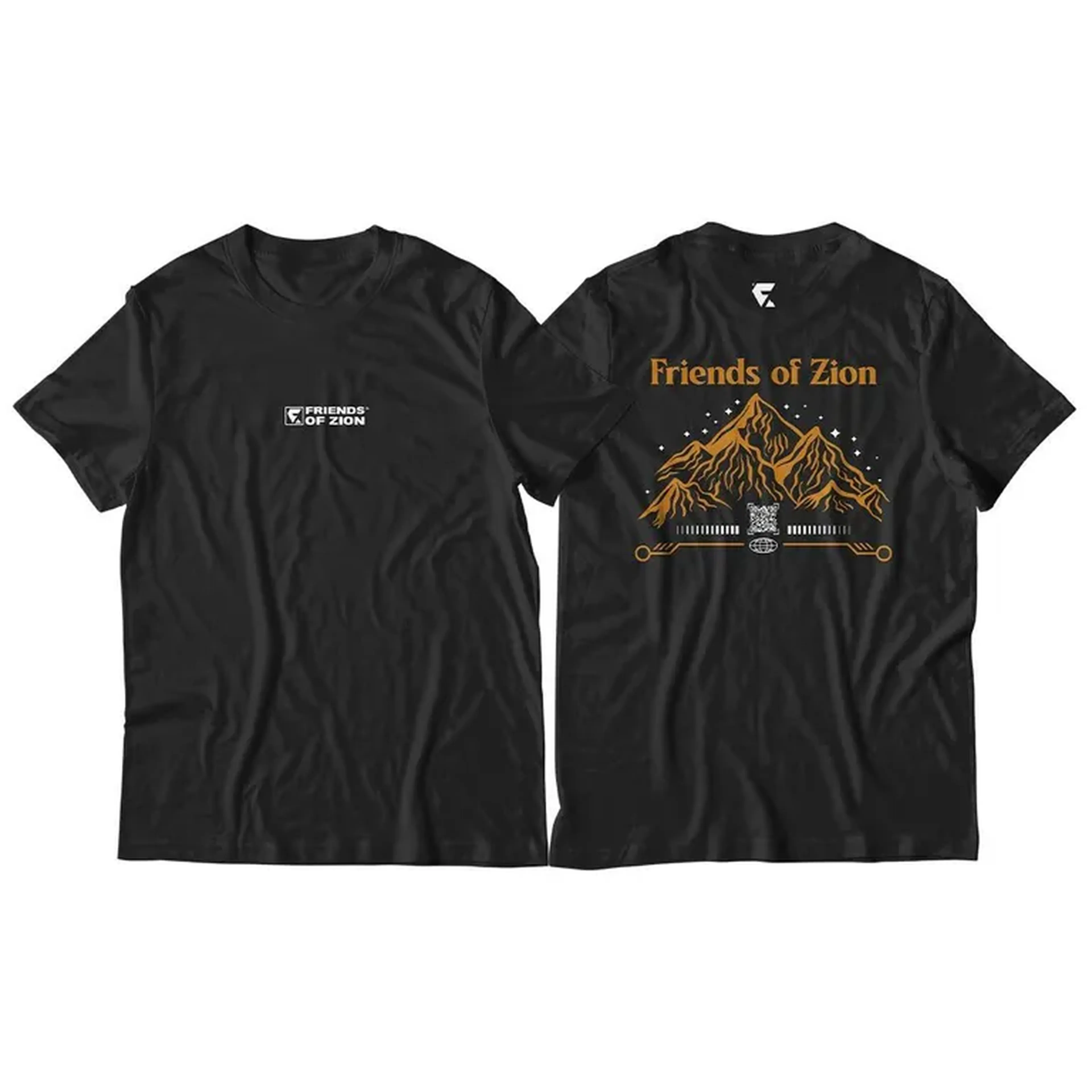 Camiseta Friends of Zion Preta imagem