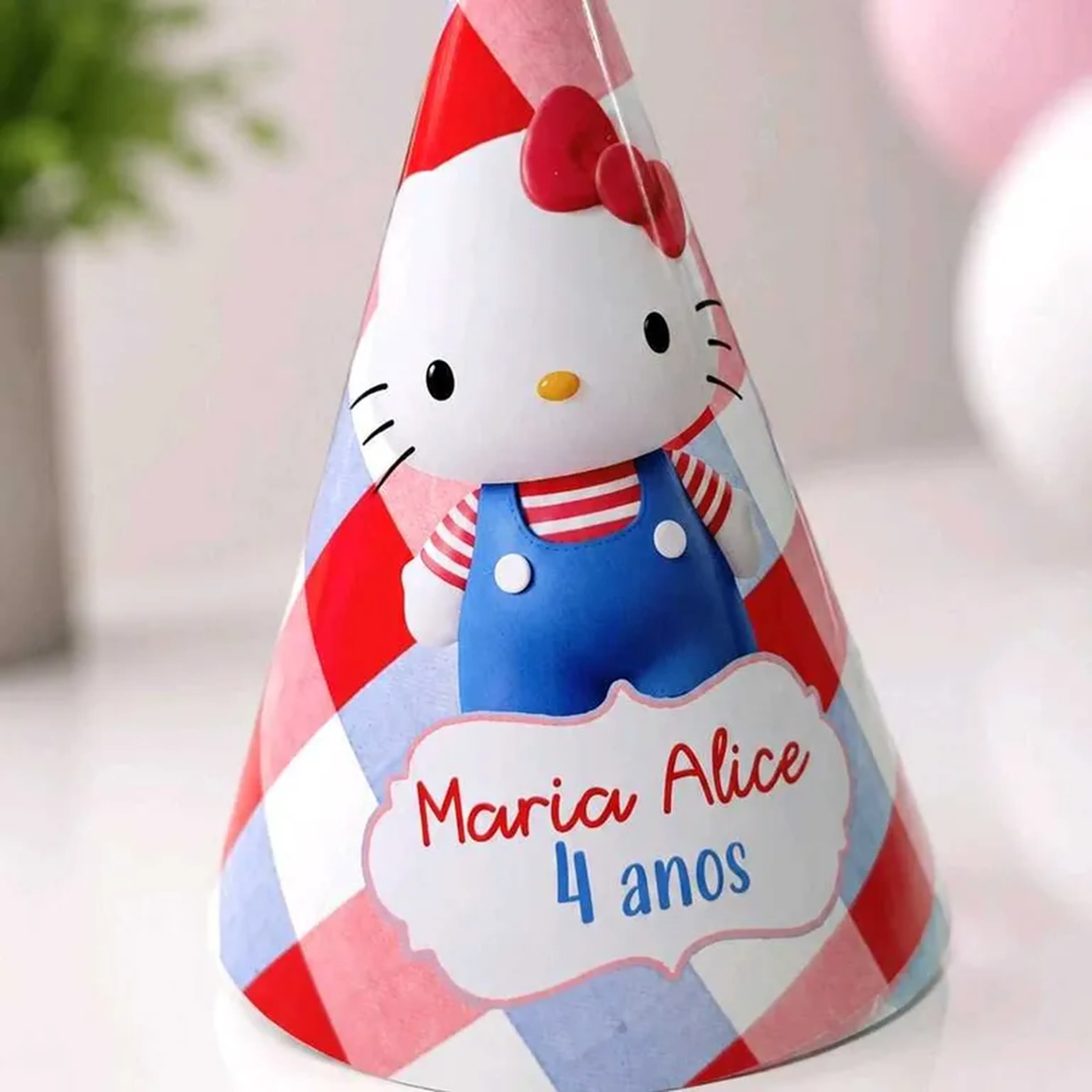 Chapéu Parabéns Hello Kit imagem