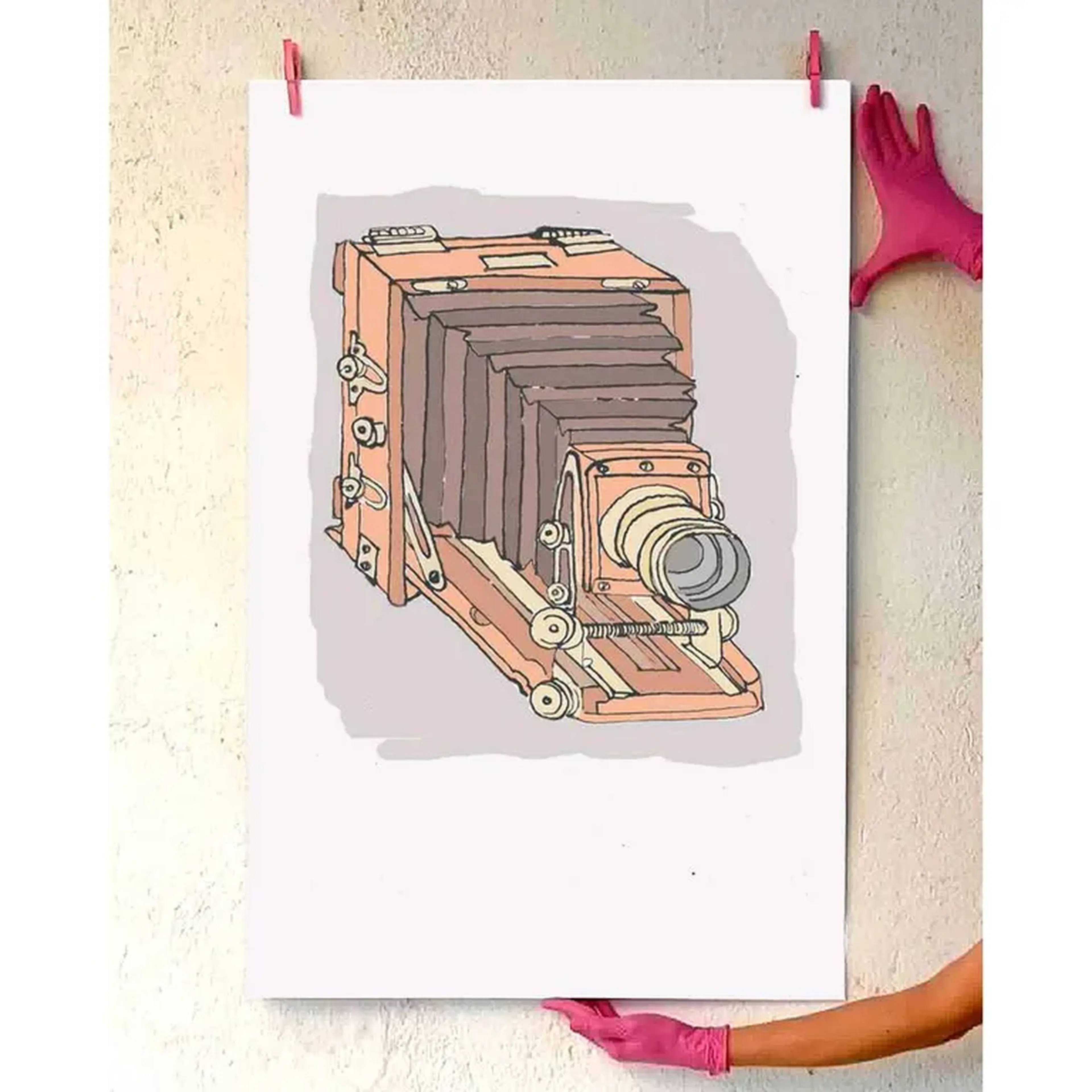 We love cameras - Lancaster - 60x90 cm gravura assinada imagem