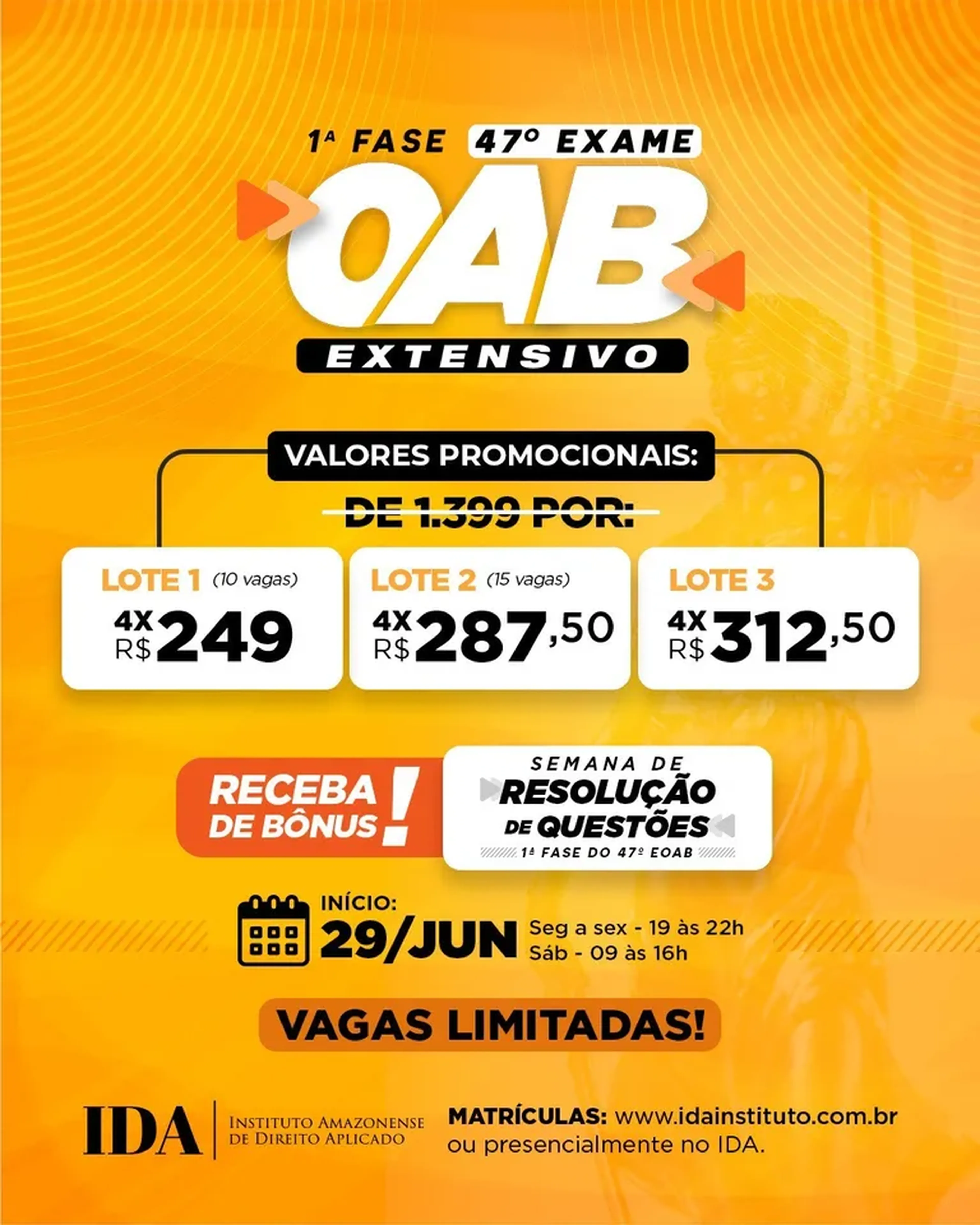 1ª FASE OAB 47 - 2° LOTE imagem