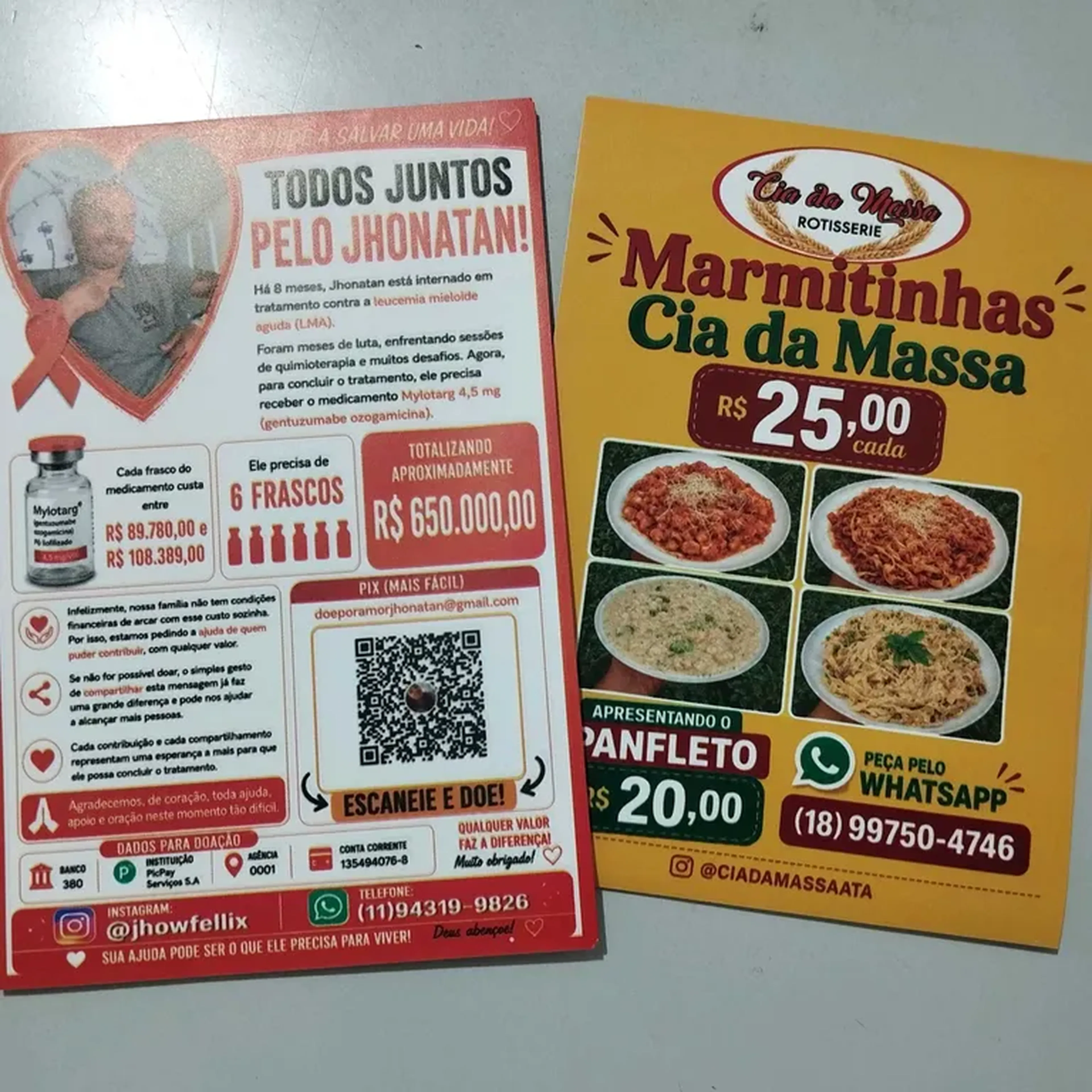 1000 Folhetos Promocional imagem