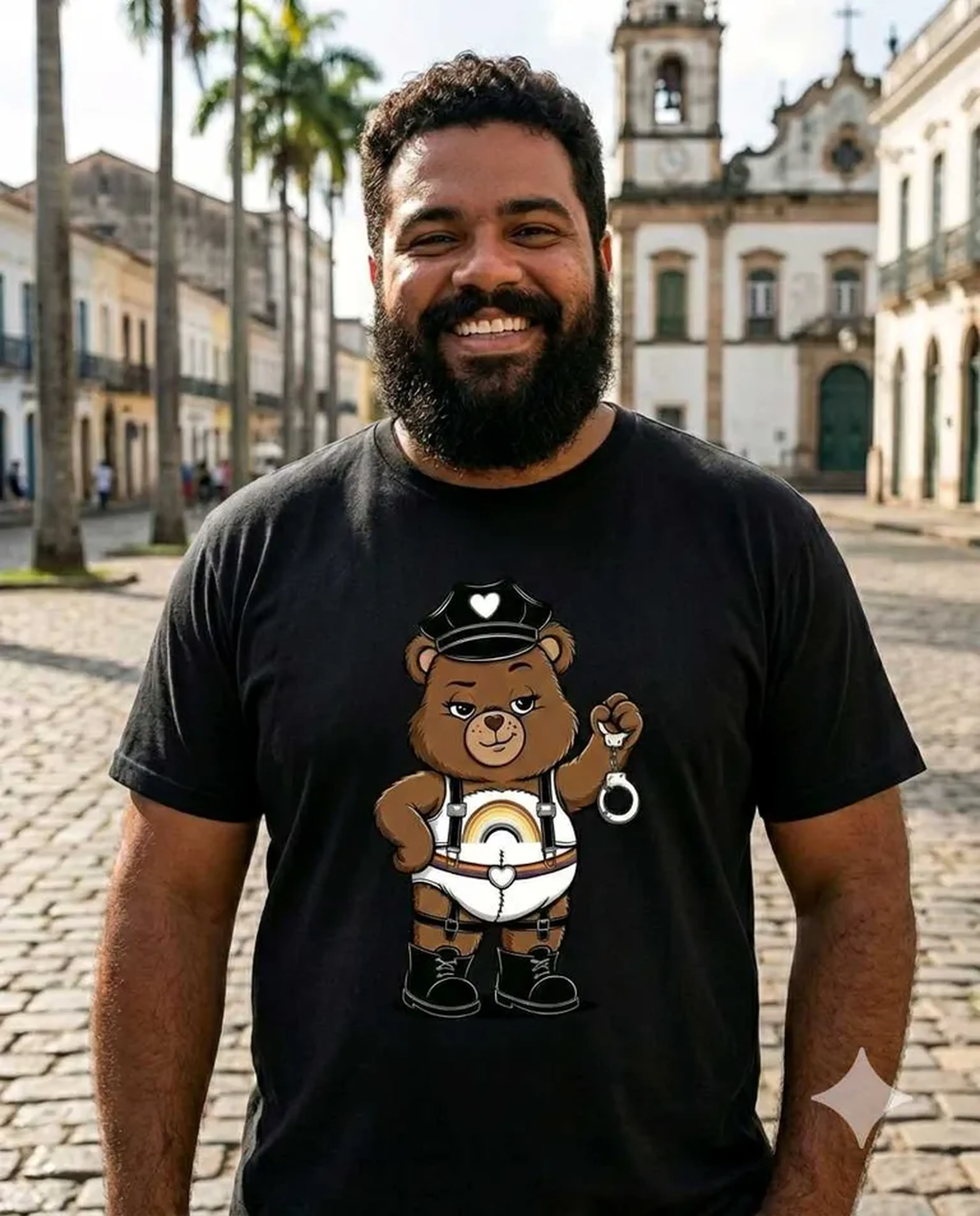Camiseta Urso Fetichista imagem