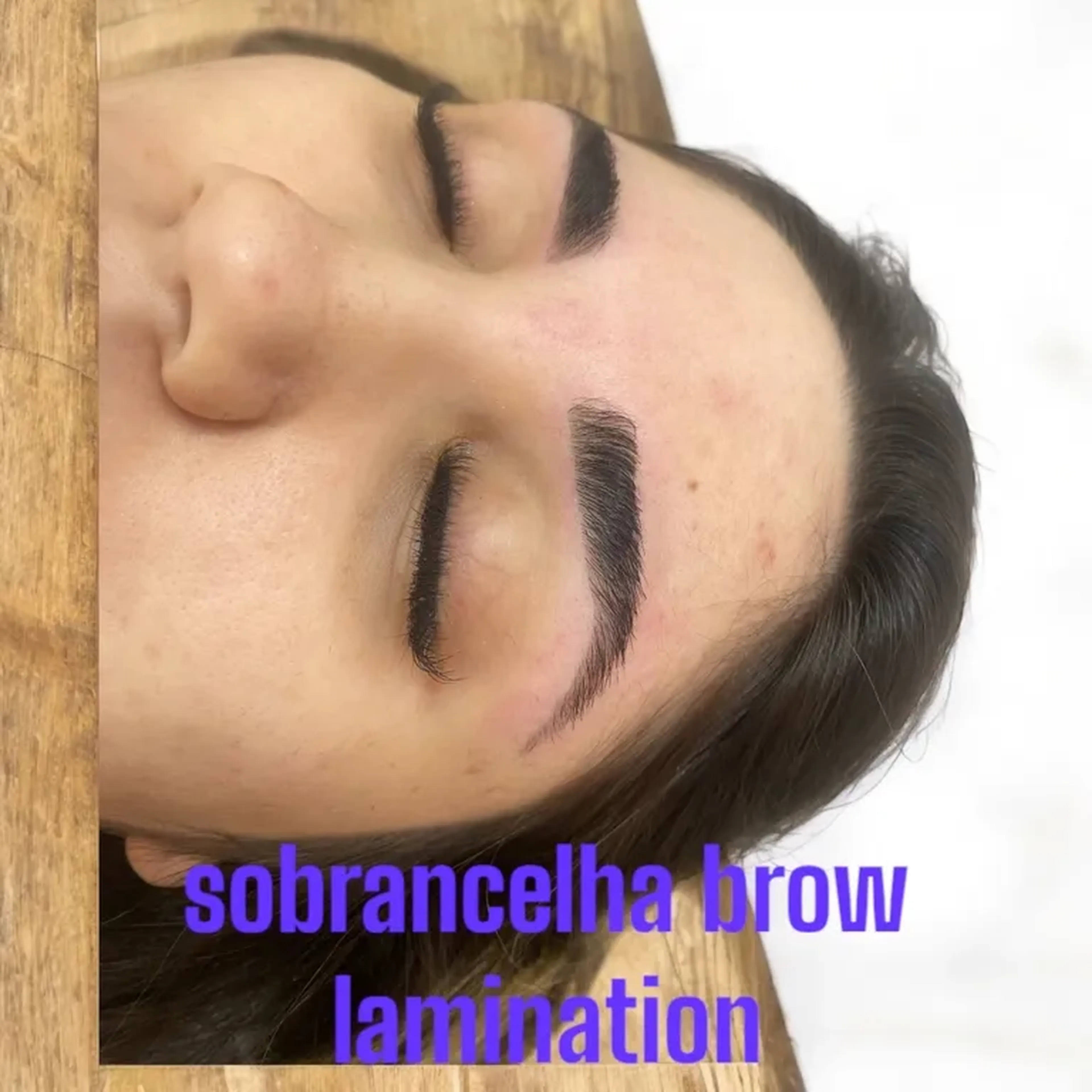 Design sobrancelha brow lamination imagem