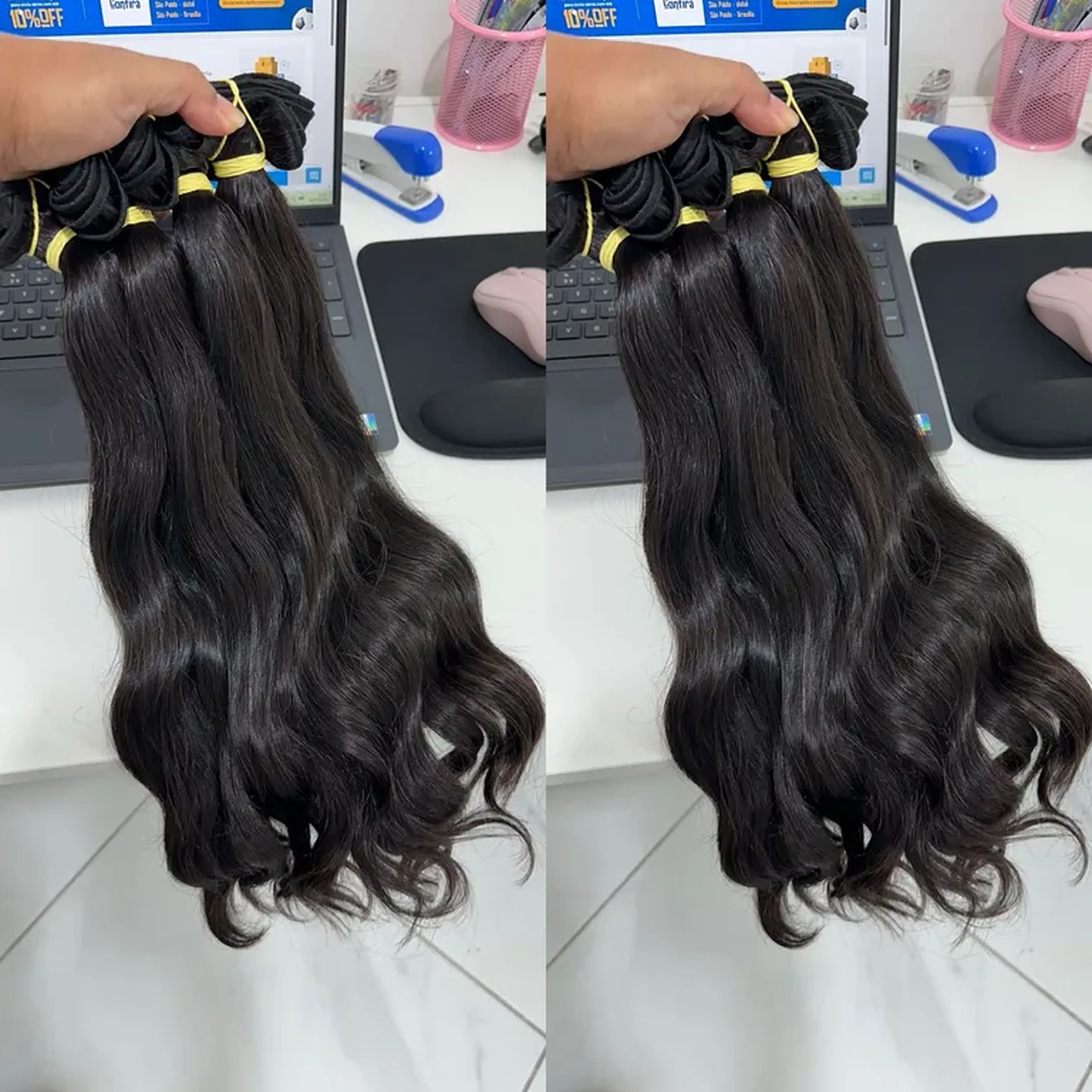 85 A 90 GRAMAS 42 CM TELA 1 METRO INDIANO ONDULADO SEMI LIMPO imagem