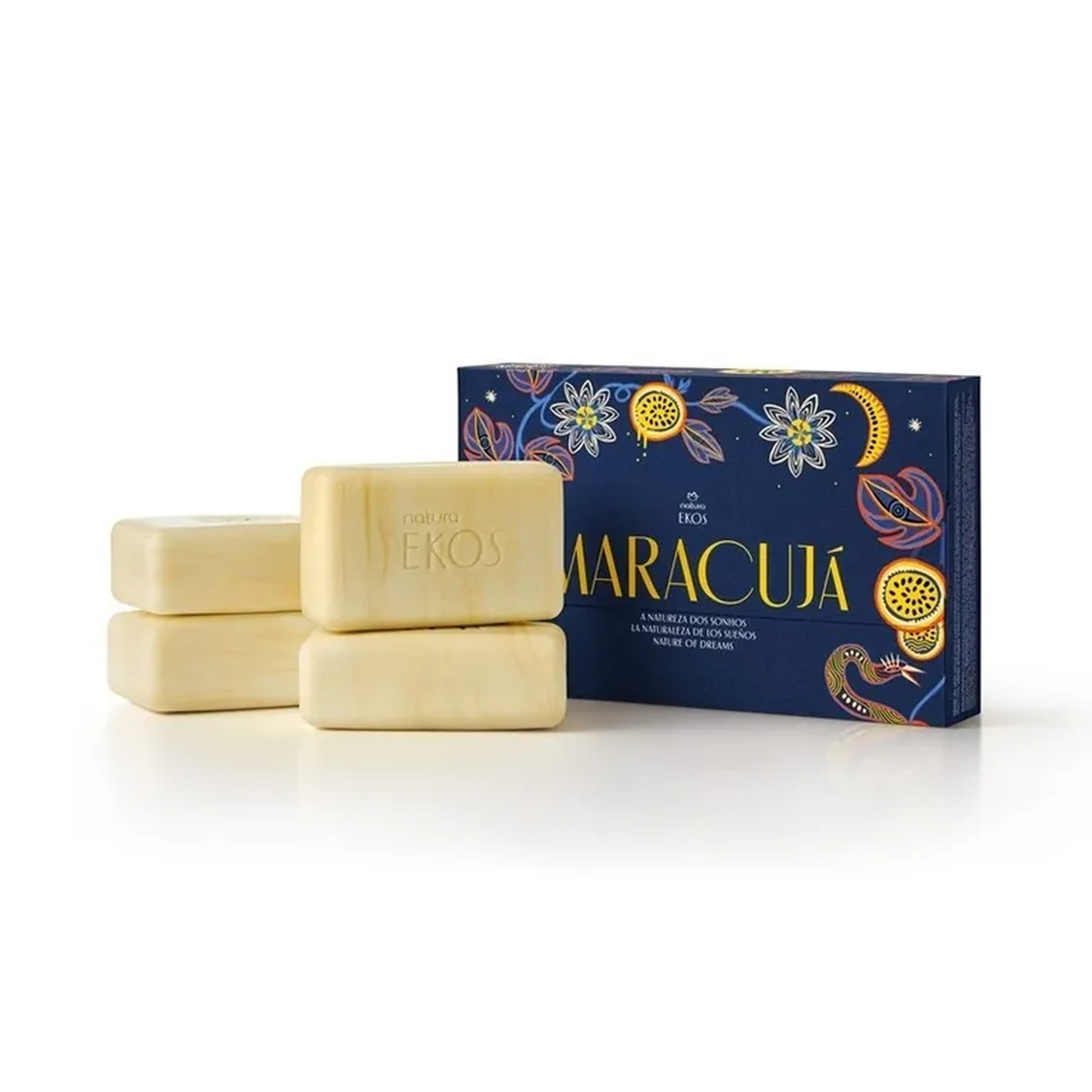 Kit Sabonete Naturs Ekos Maracujá 4x 100g imagem