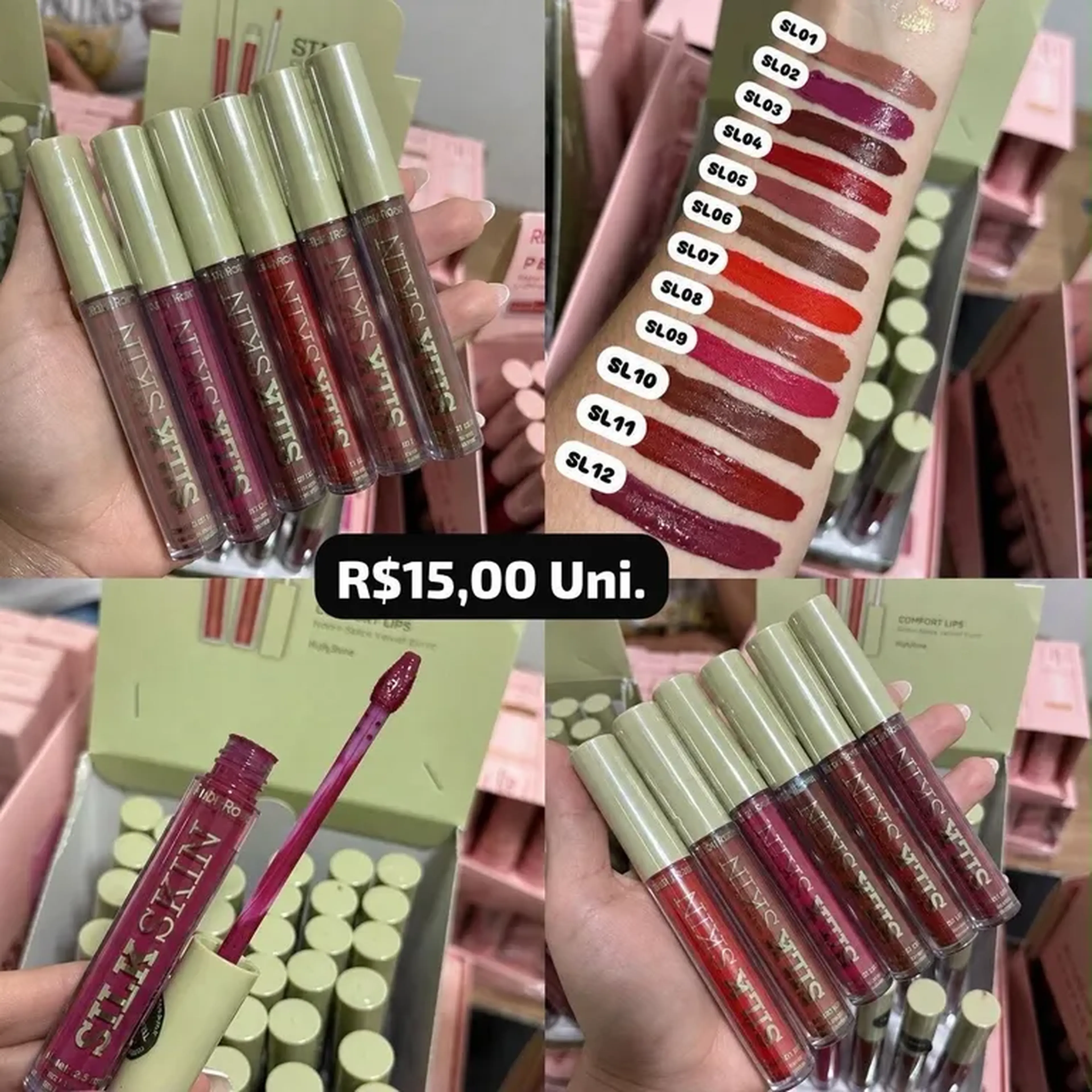 Batom Líquido Ruby Rose - Confort Lips imagem