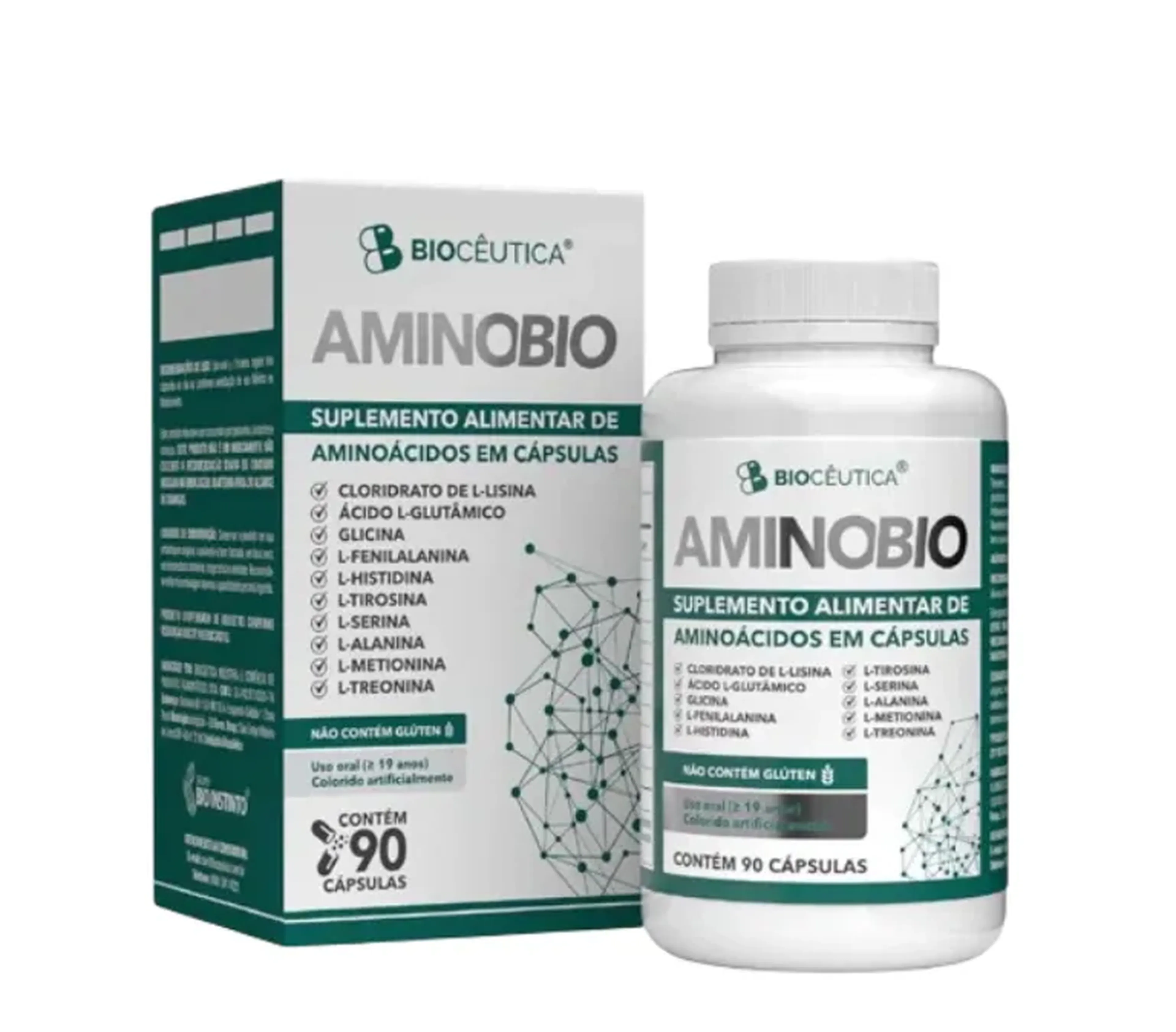 SUPLEMENTO ALIMENTAR AMINOBIO BIOCEUTICA 60 CAPS imagem