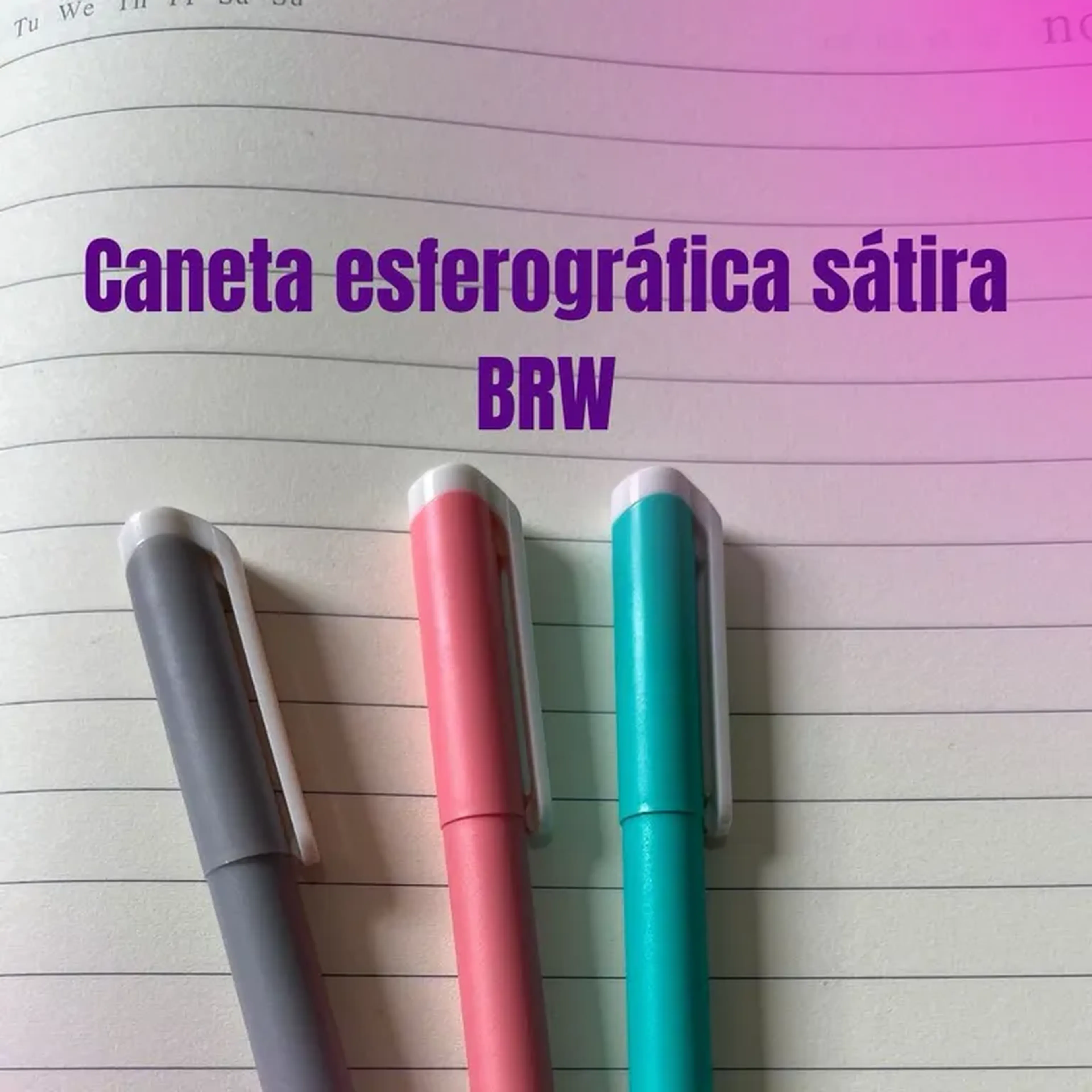Caneta esferográfica sátira- BRW imagem
