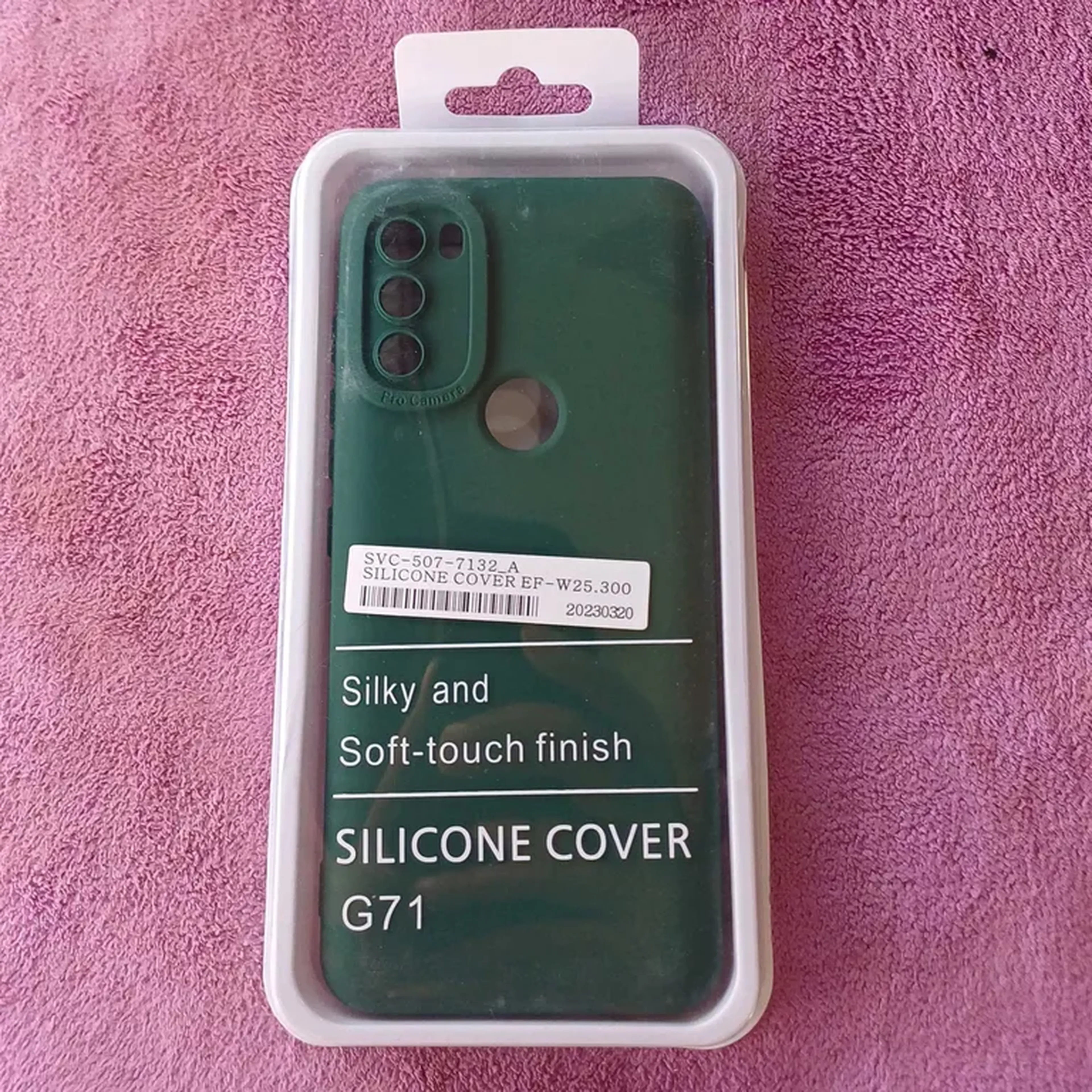 Capinha Para Moto G71, De Silicone Case imagem