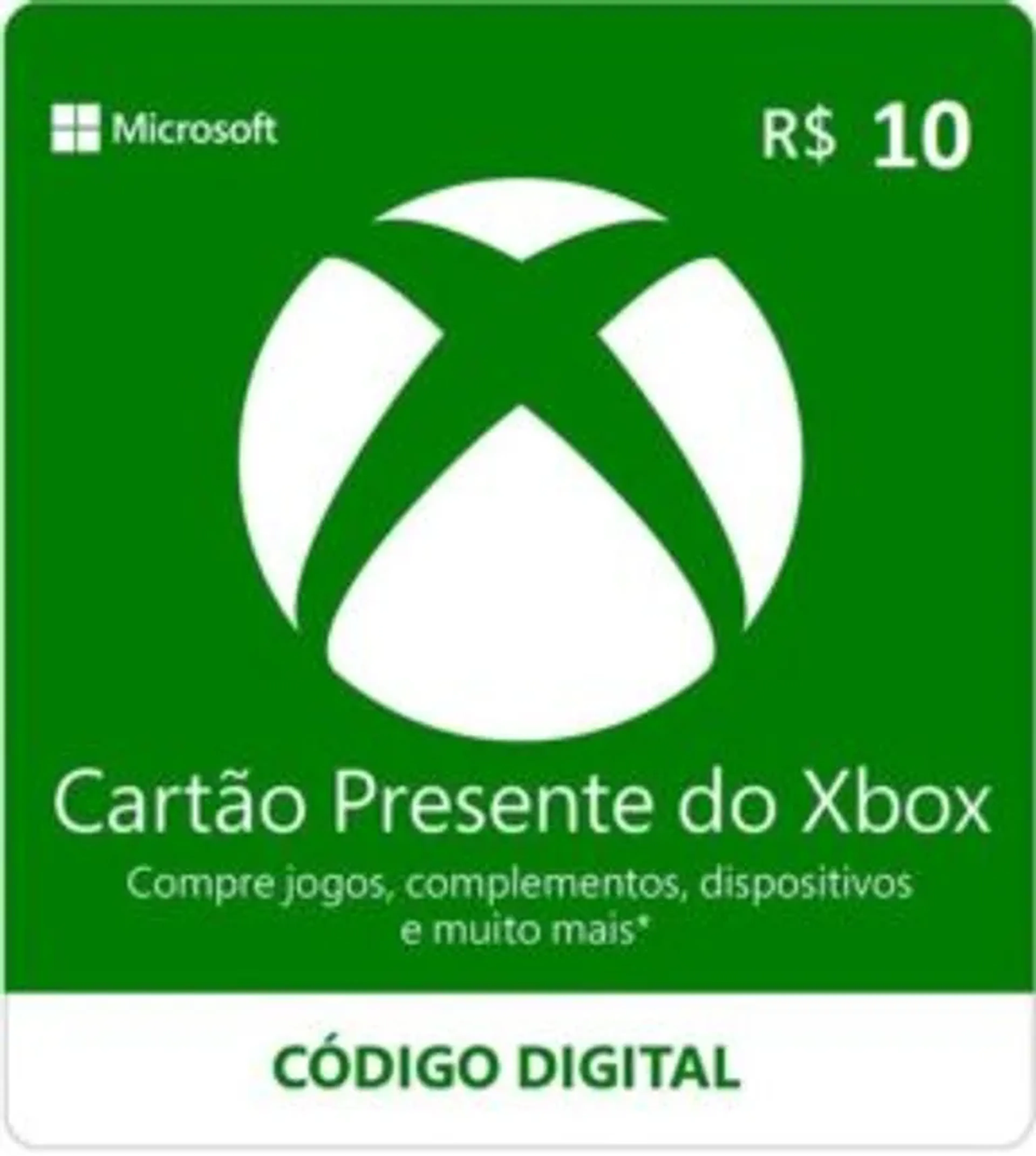 Xbox Live Credits BRL 10,00 imagem