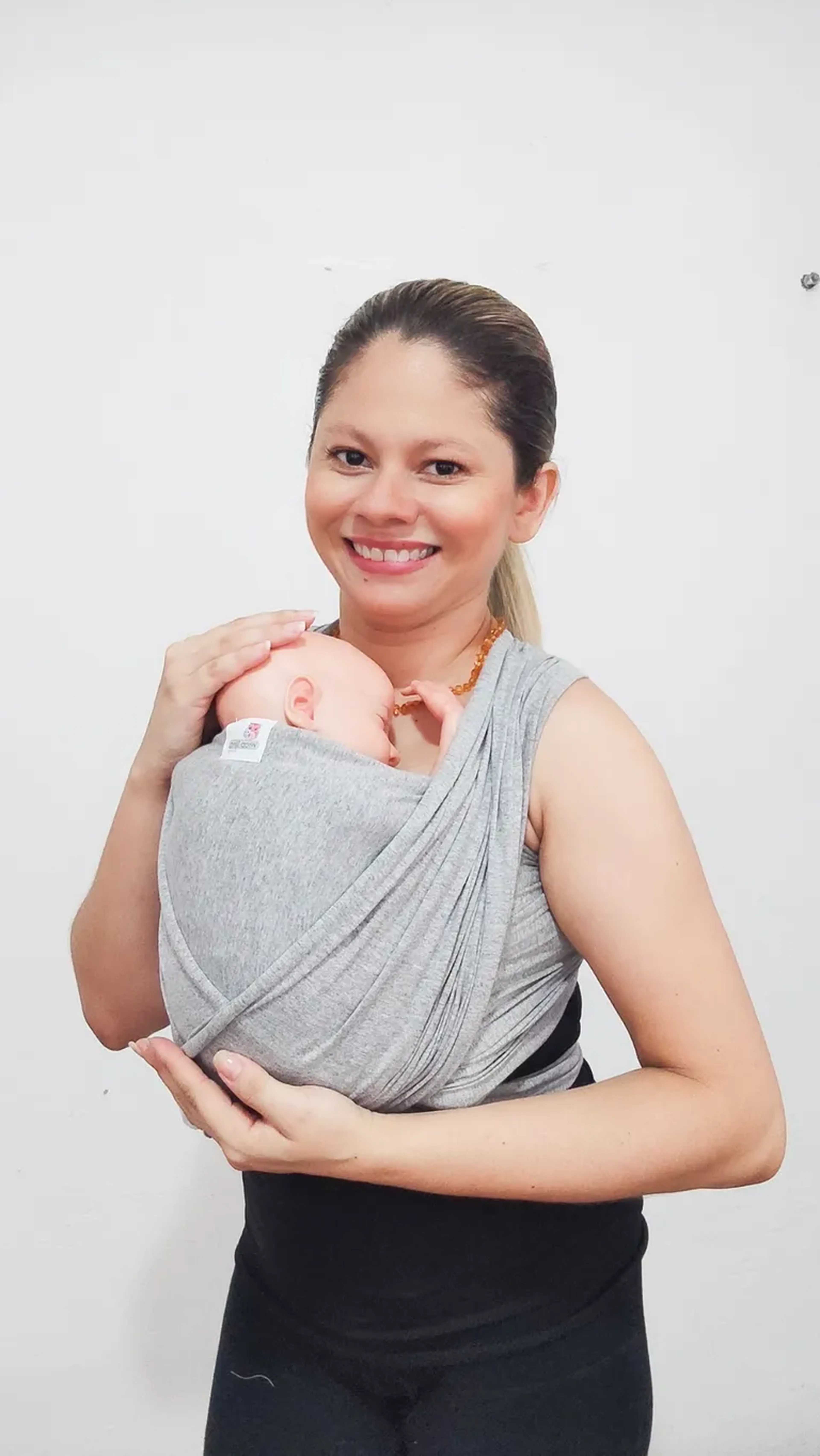 Wrap Sling Malha Mescla 100% Algodão imagem
