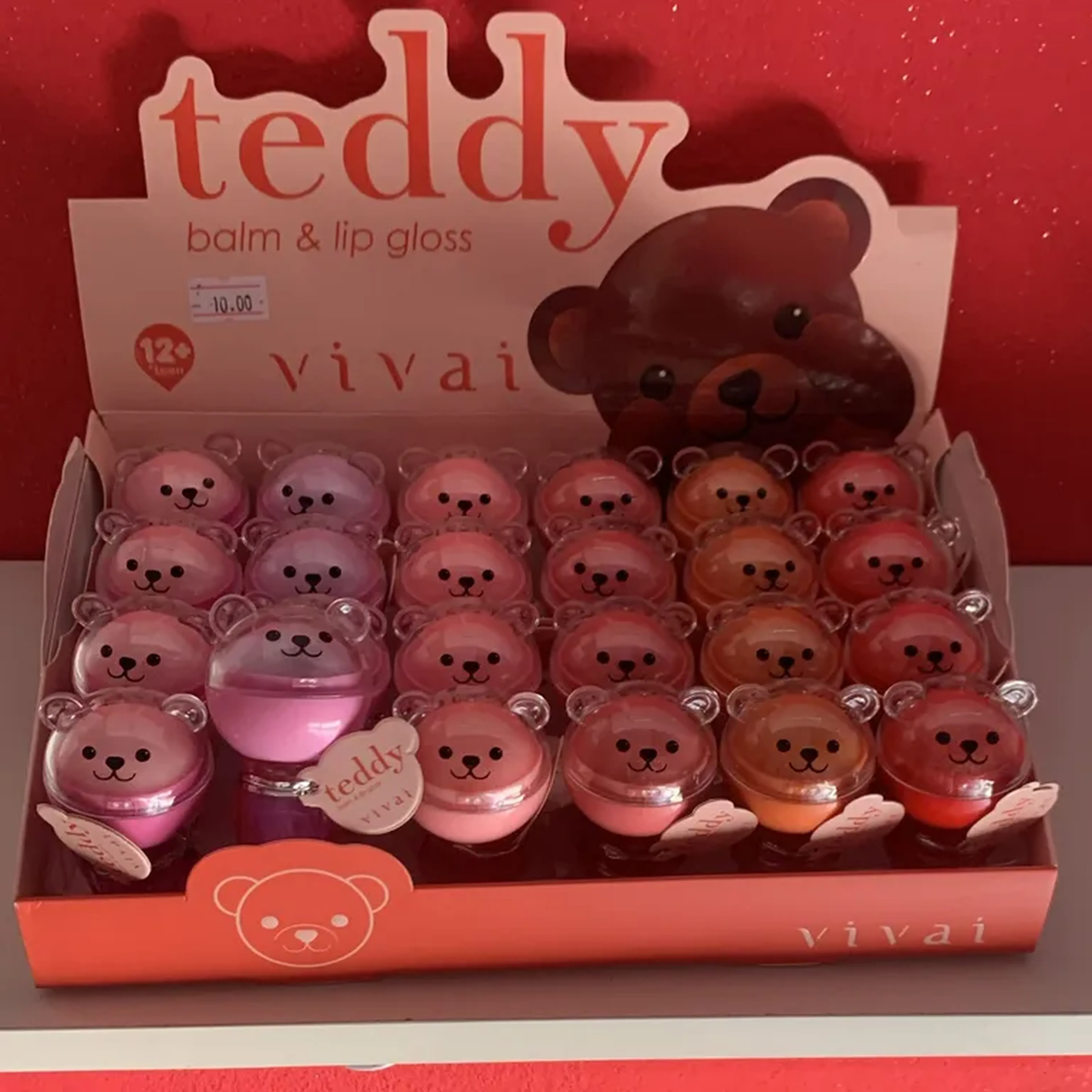 Gloss Labial 2 em 1 Teddy imagem
