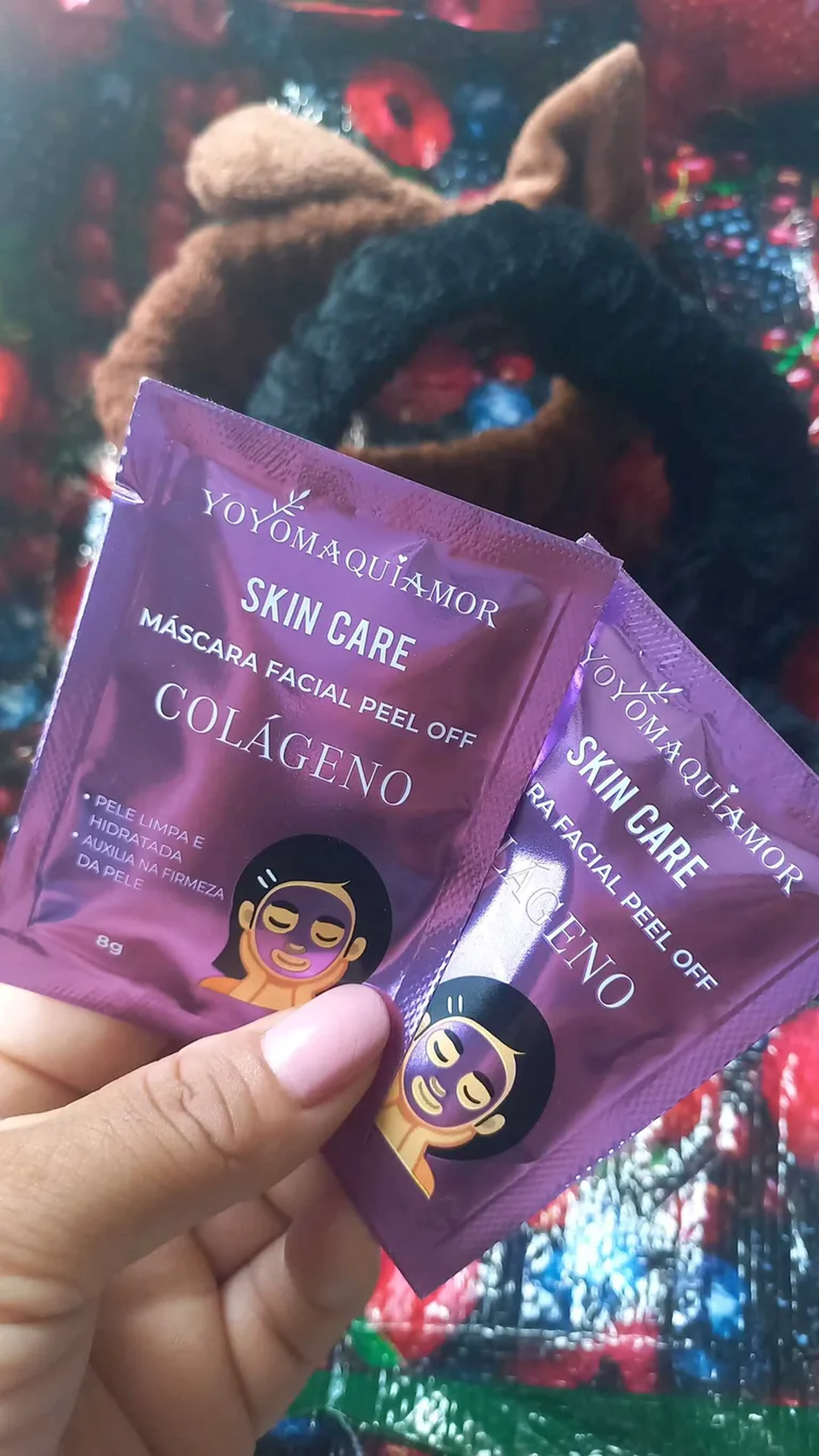 Máscara Facial para Skin Care com Colágeno imagem