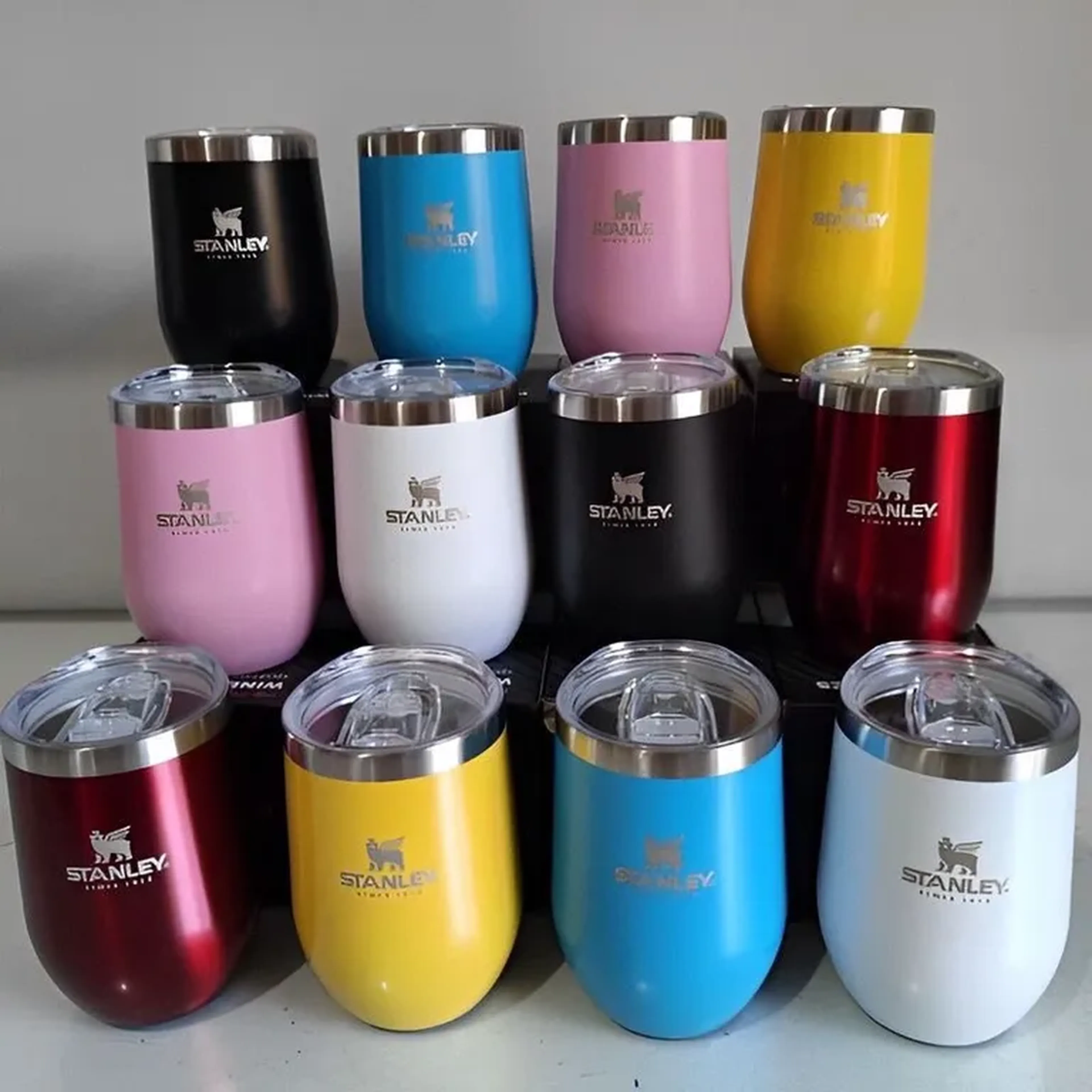 Copo Térmico Ovo Cuia Com Tampa Tipo Stanley 350 ml imagem