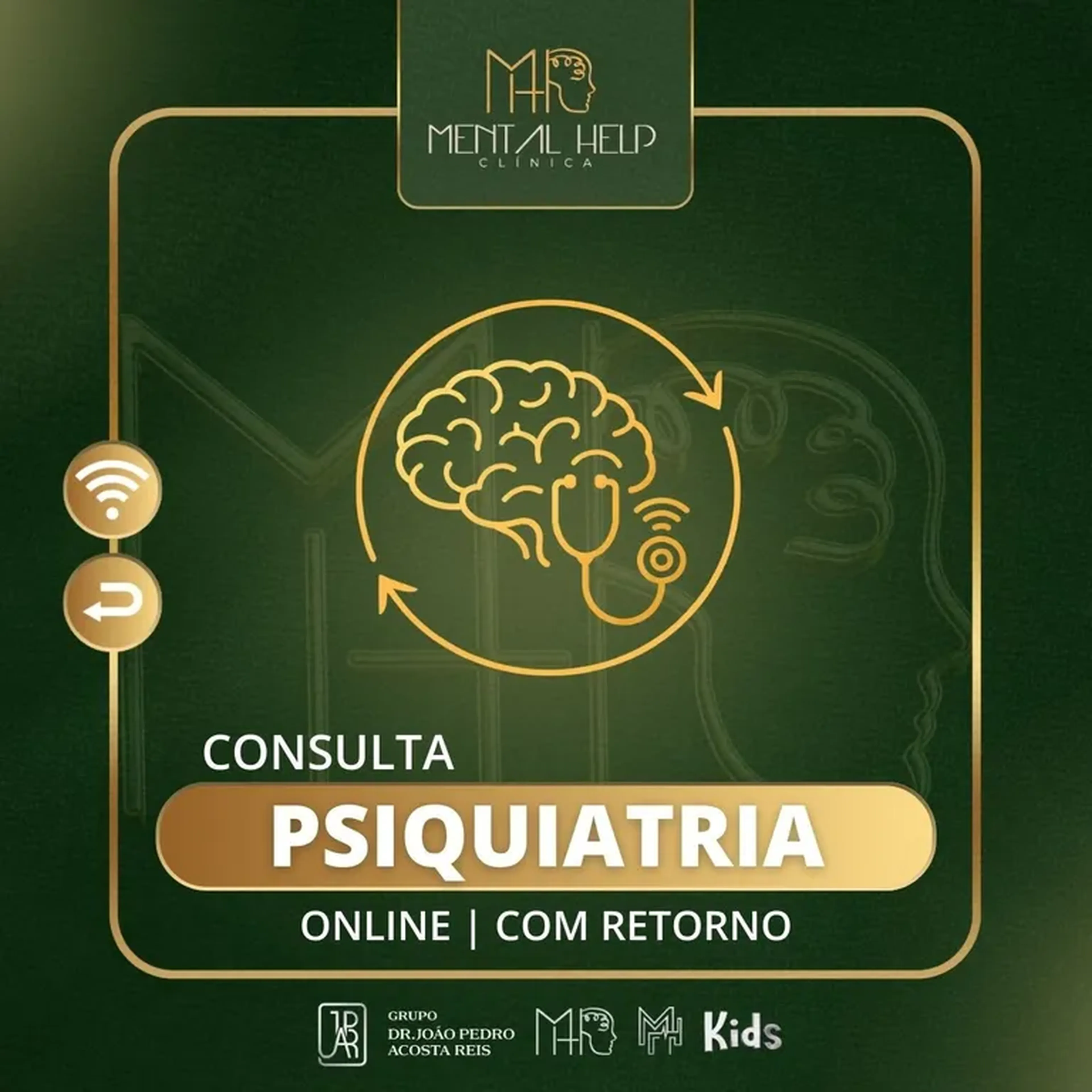 Consulta Psiquiatra - ONLINE (COM RETORNO) imagem