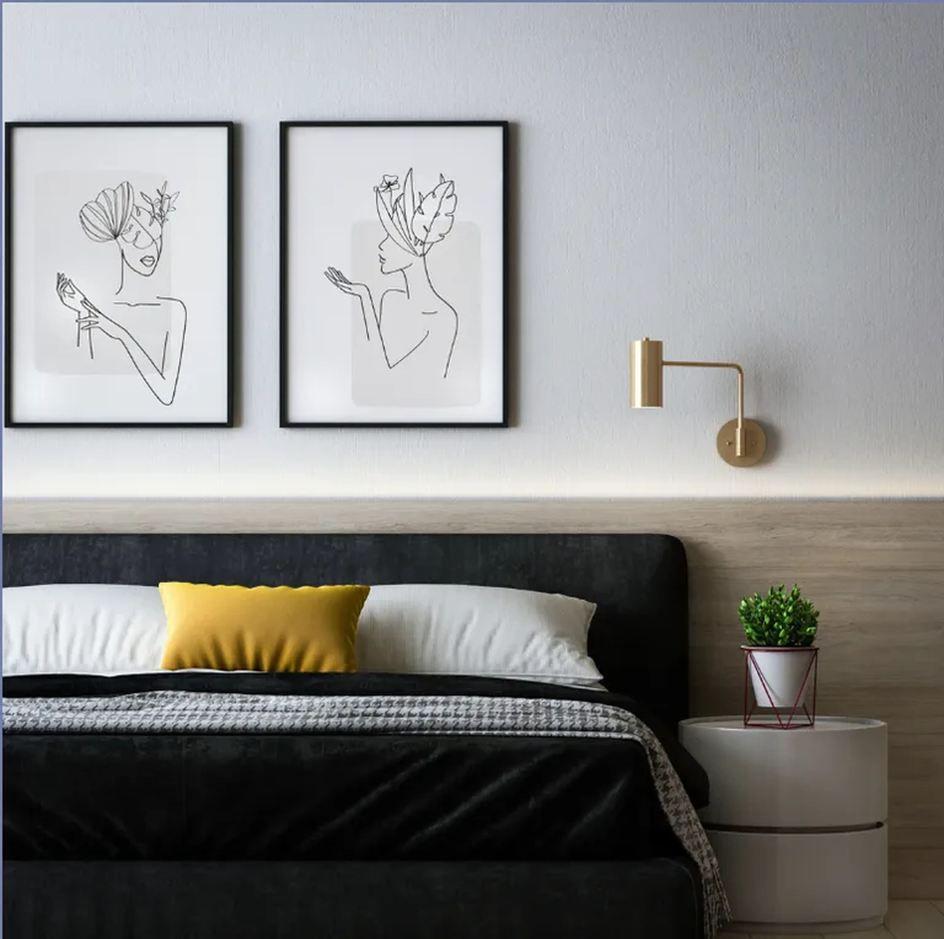 Quadro Branco Tamanho 20x30cm imagem