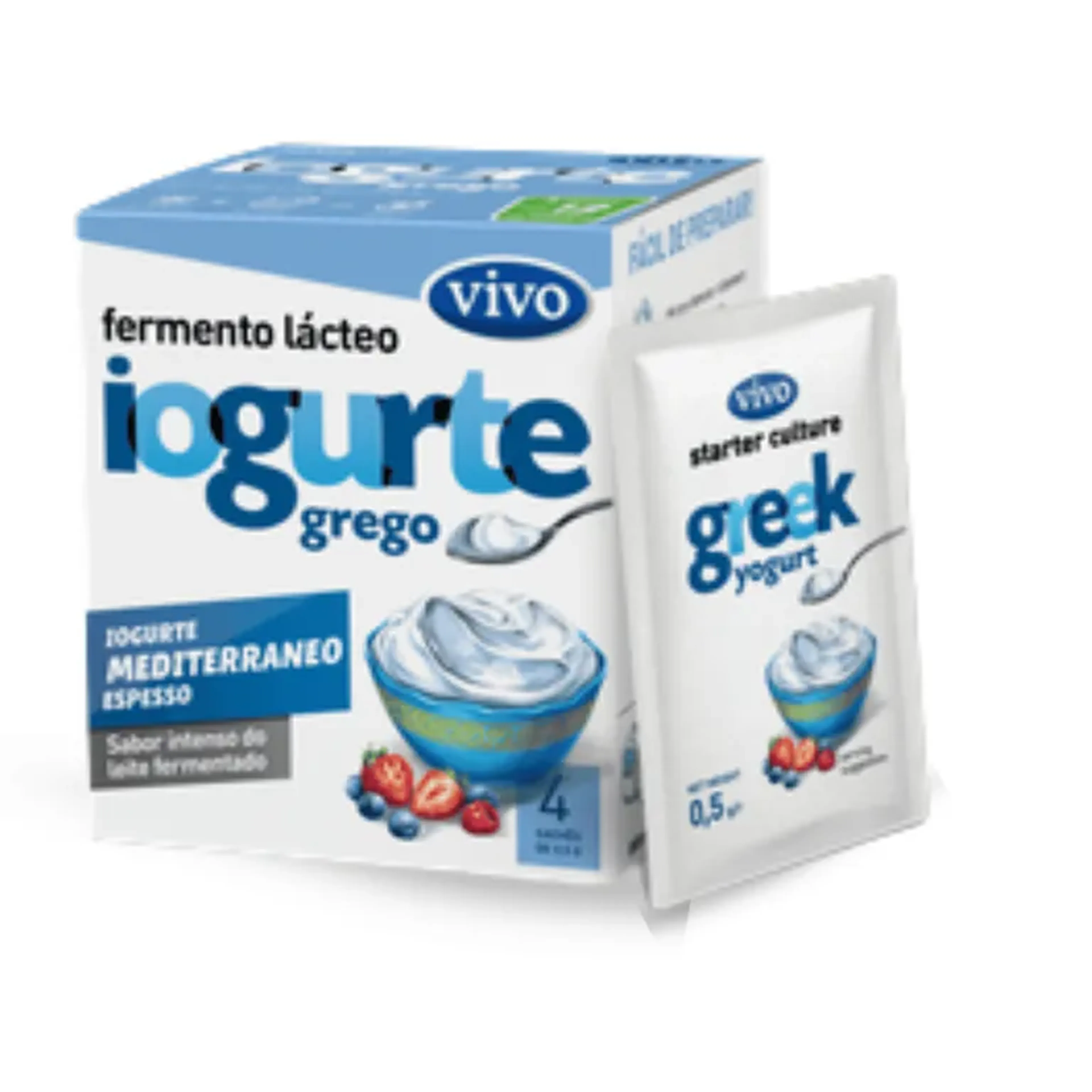 Fermento Lácteo Iogurte Grego VIVO imagem