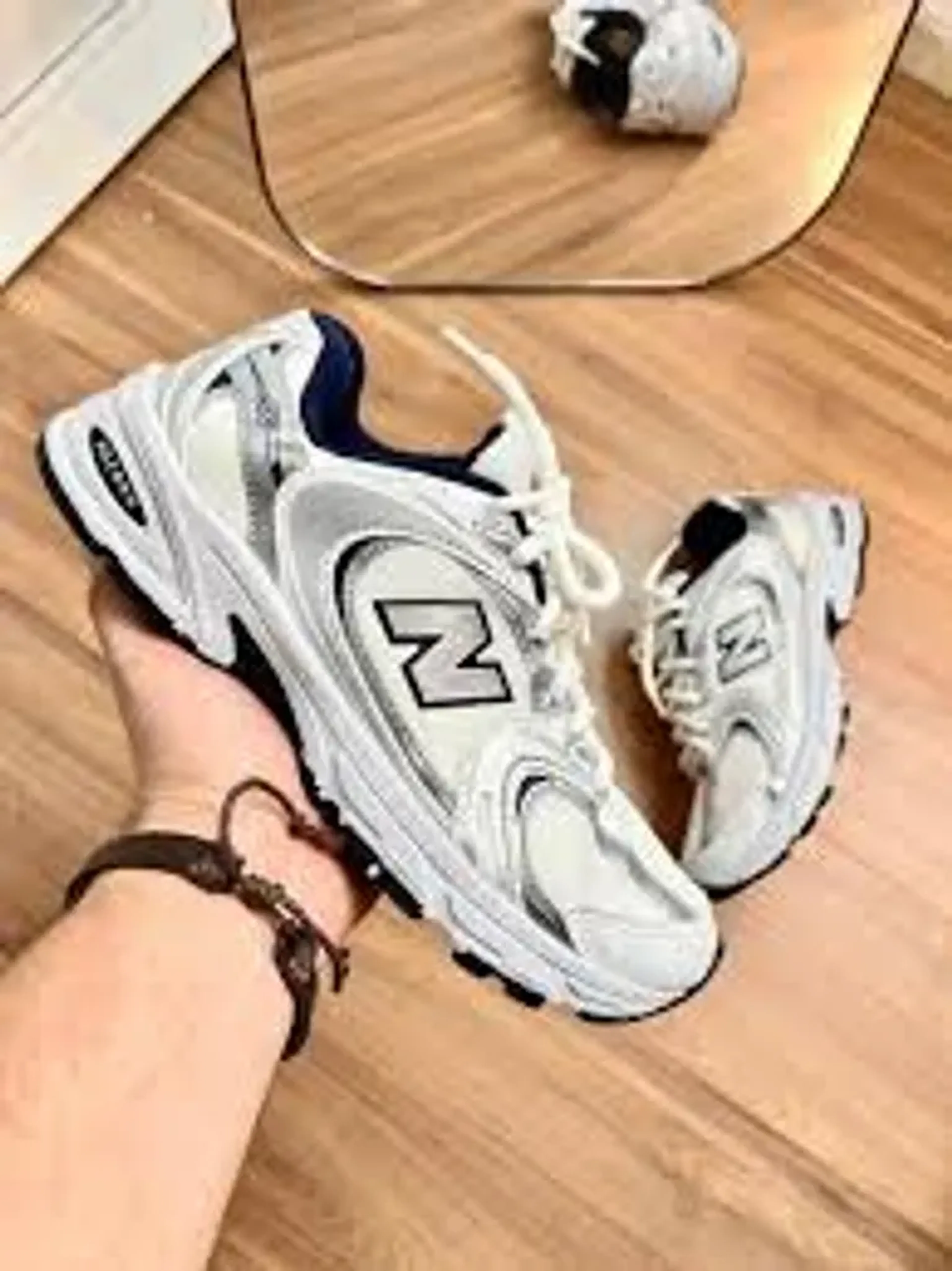 New Balance NB530 Branco e Cinza 38 imagem